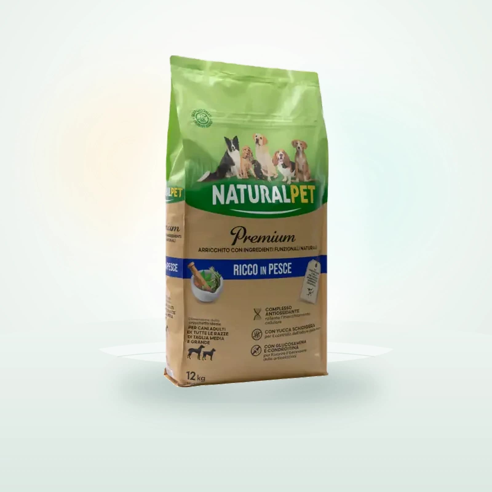 Naturalpet Premium Adult Medium/Large Pesce
