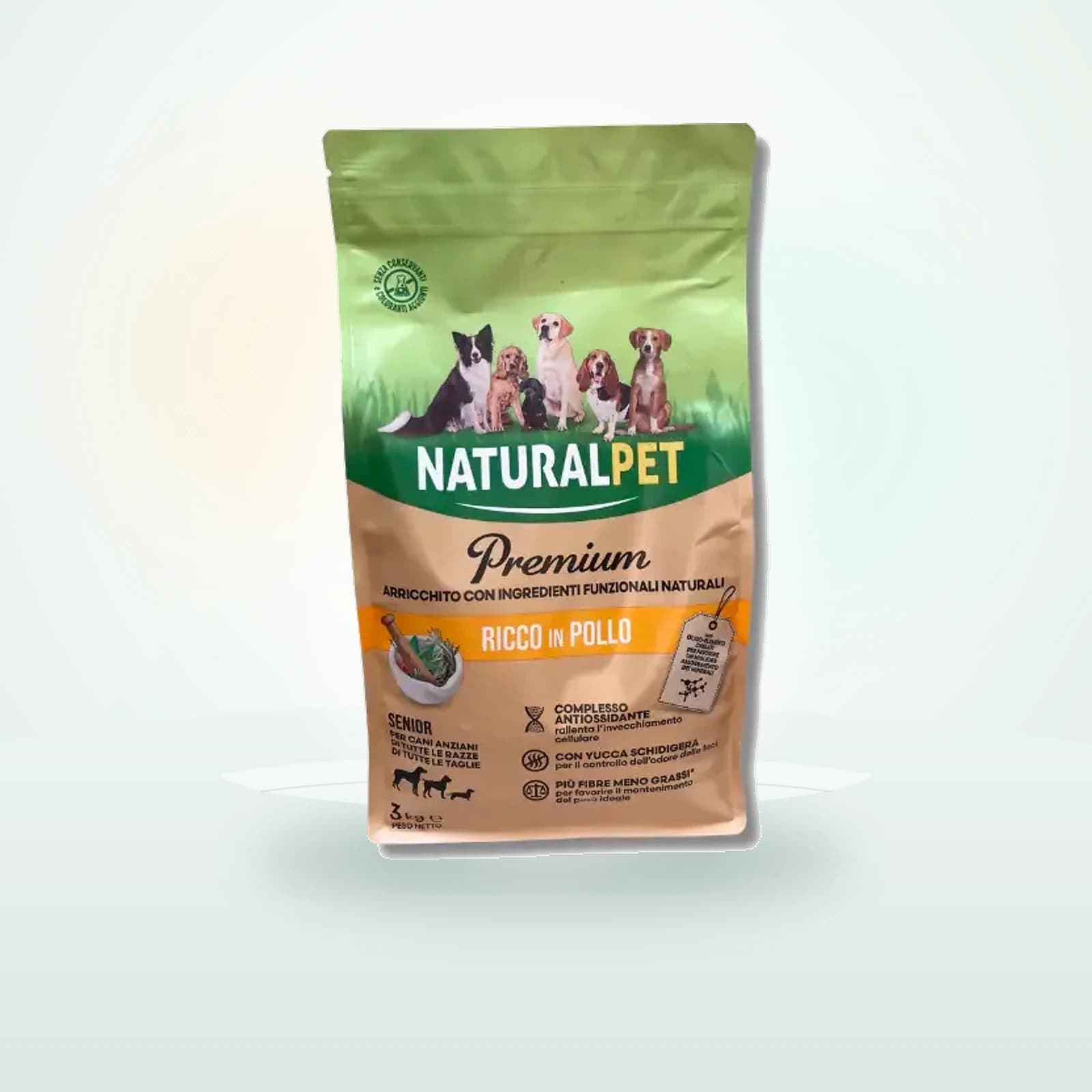 Naturalpet Premium Senior All Breeds Pollo e riso
