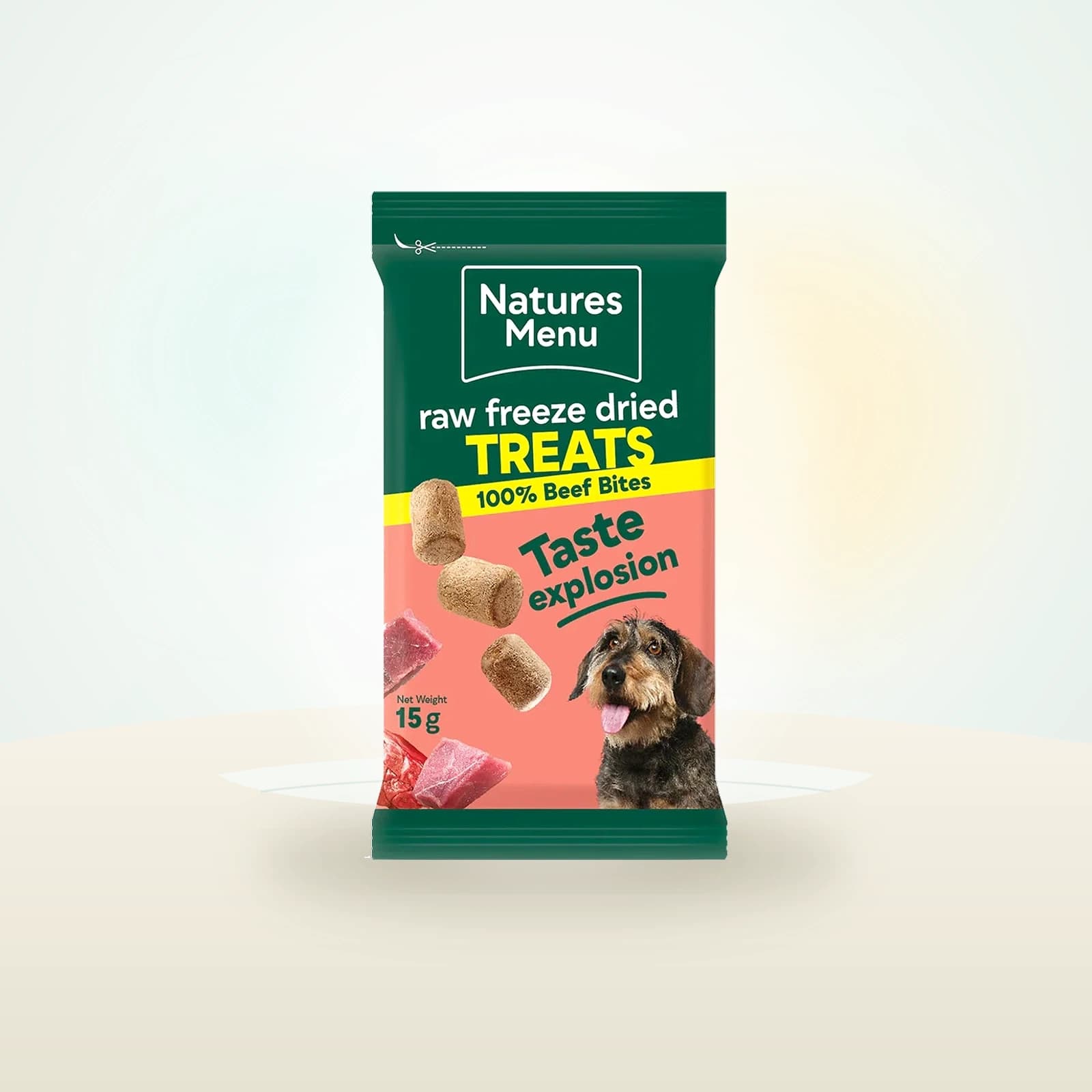 Nature's Menu Raw Freeze Dried Beef Dog Treats