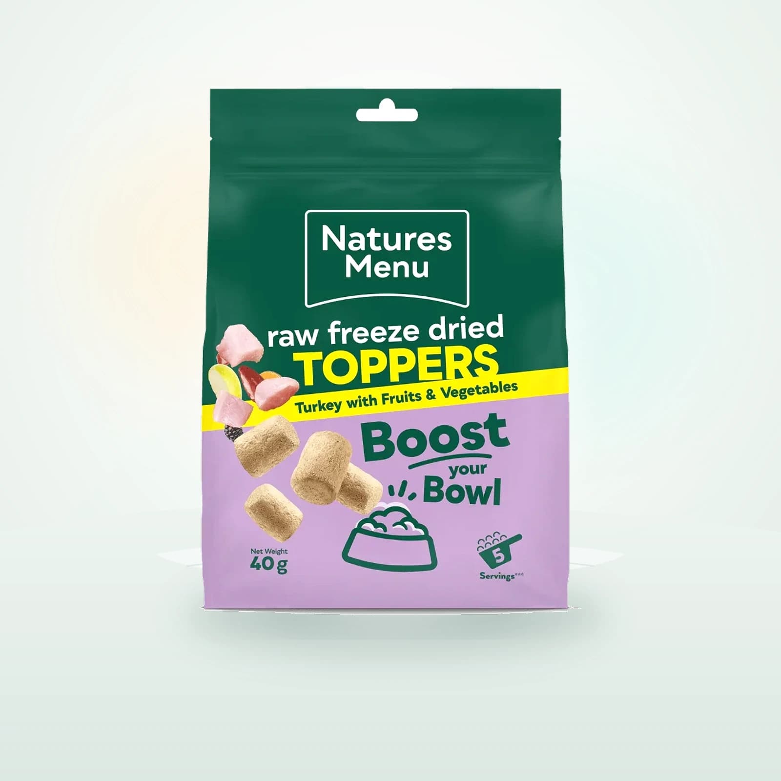 Nature's Menu Raw Freeze Dried Turkey Toppers