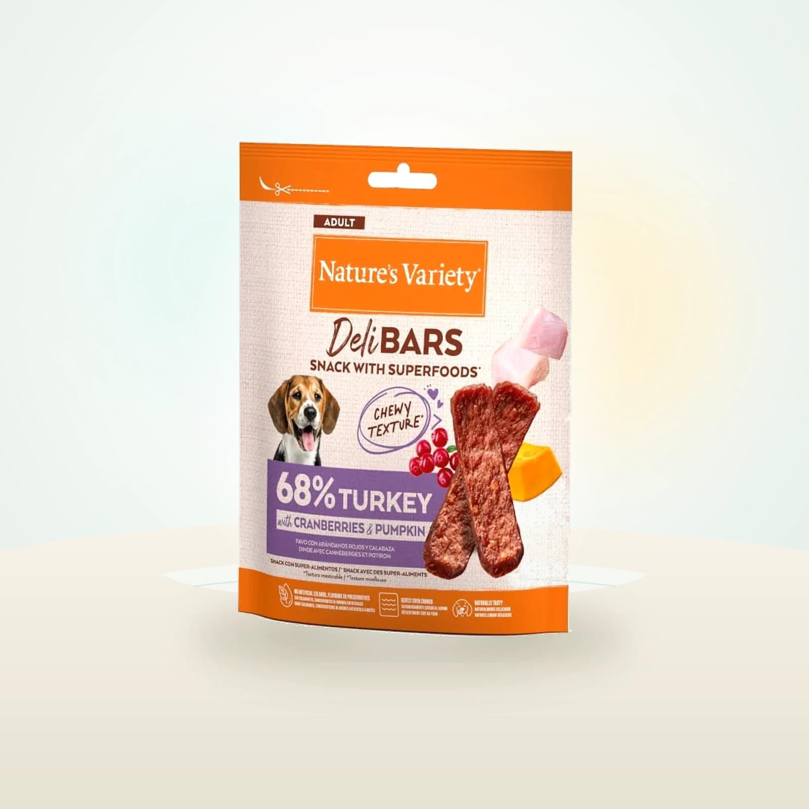 Nature's Variety Barritas Pavo snacks superfood