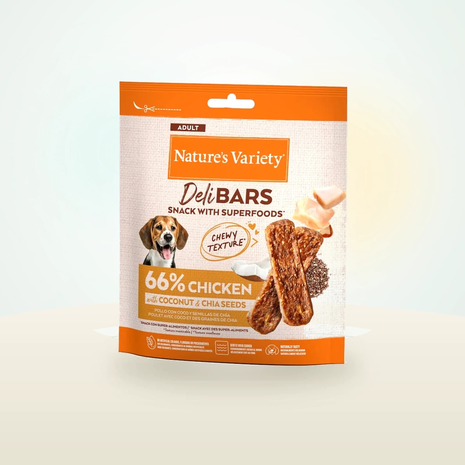 Nature's Variety DeliBars Barritas Pollo snacks