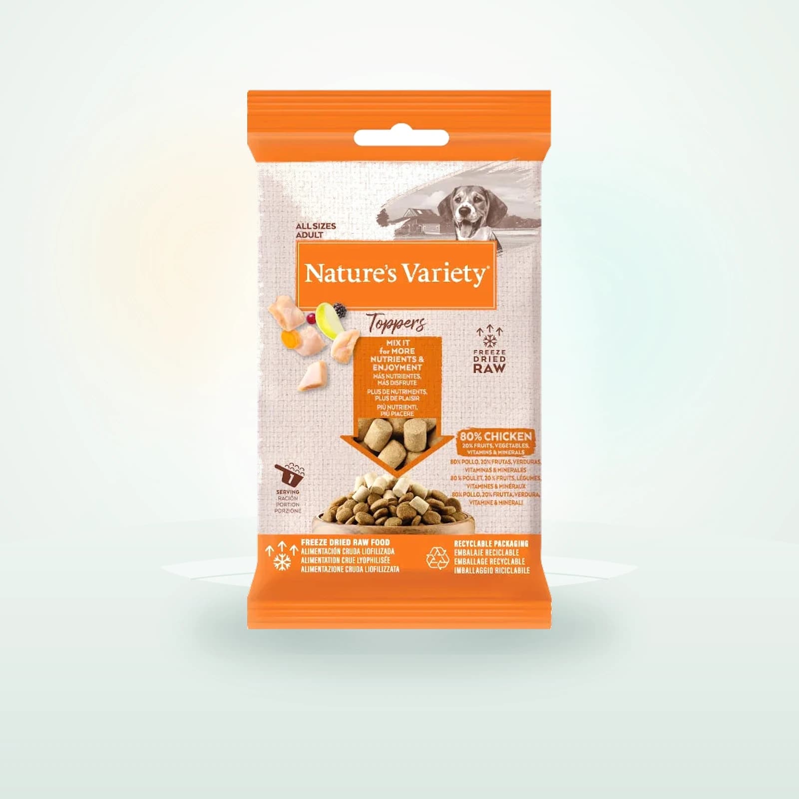 Nature's Variety Toppers Pollo Liofilizado