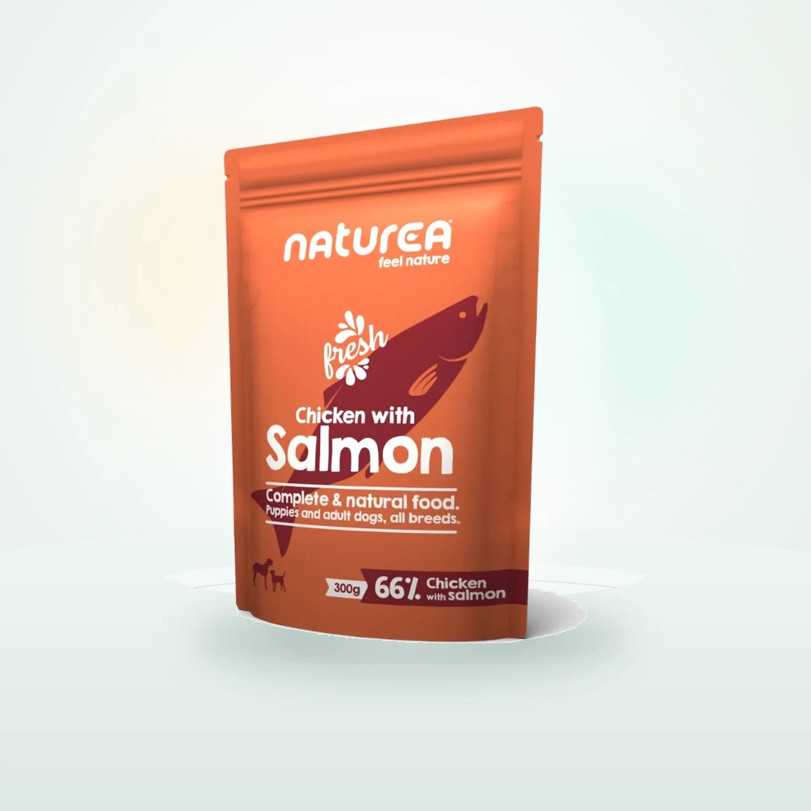 Naturea Pollo y Salmón sobre