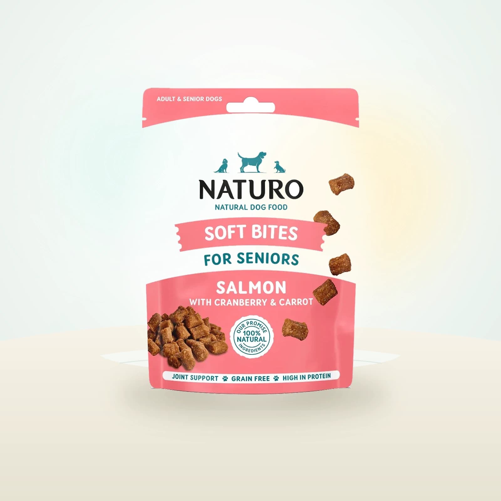 Naturo Senior Salmon Soft Bite Treats