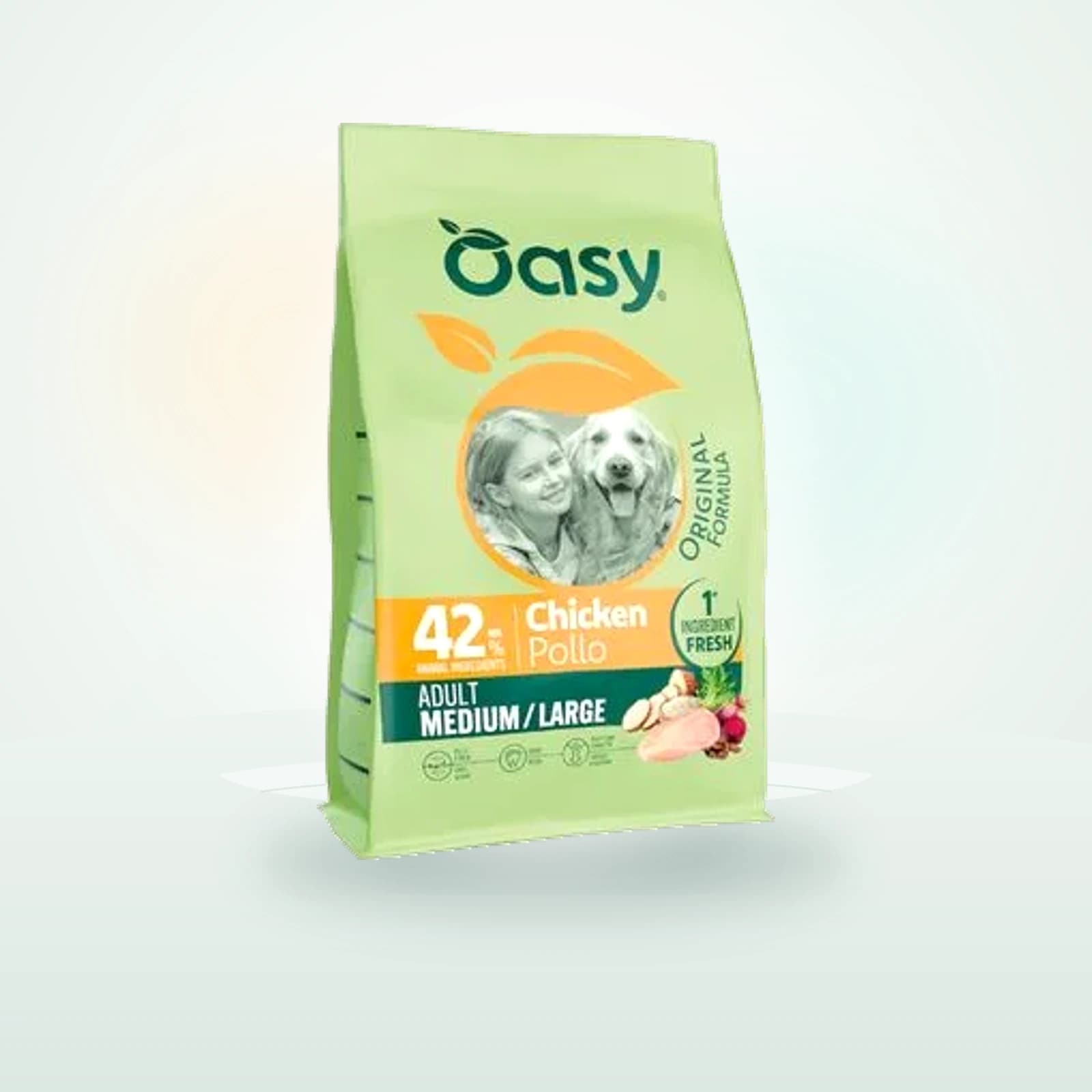 Oasy Adult Medium/Large Huhn