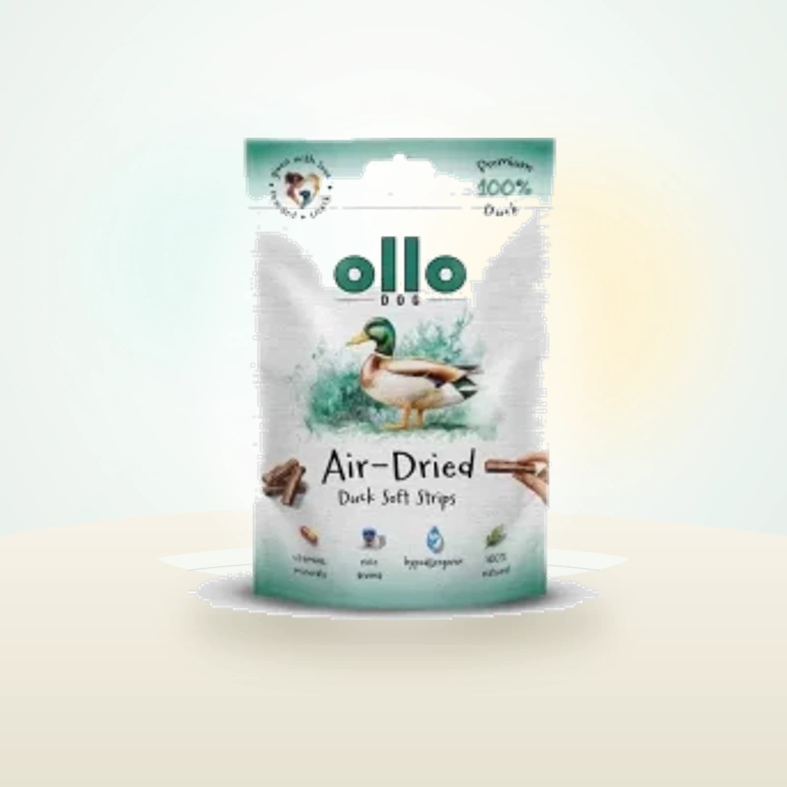 OLLO Air-Dried Duck strips Kaczka Mono