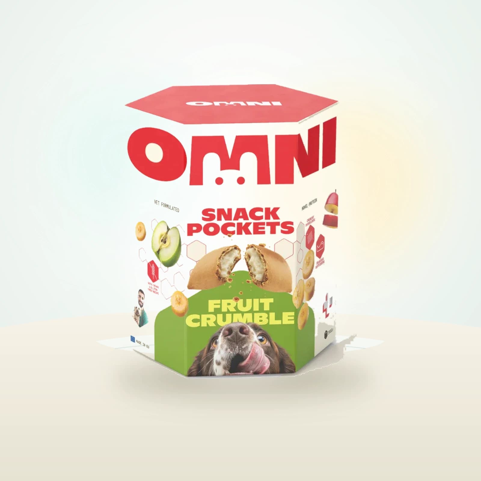 Omni Fruit Crumble Snack Pockets
