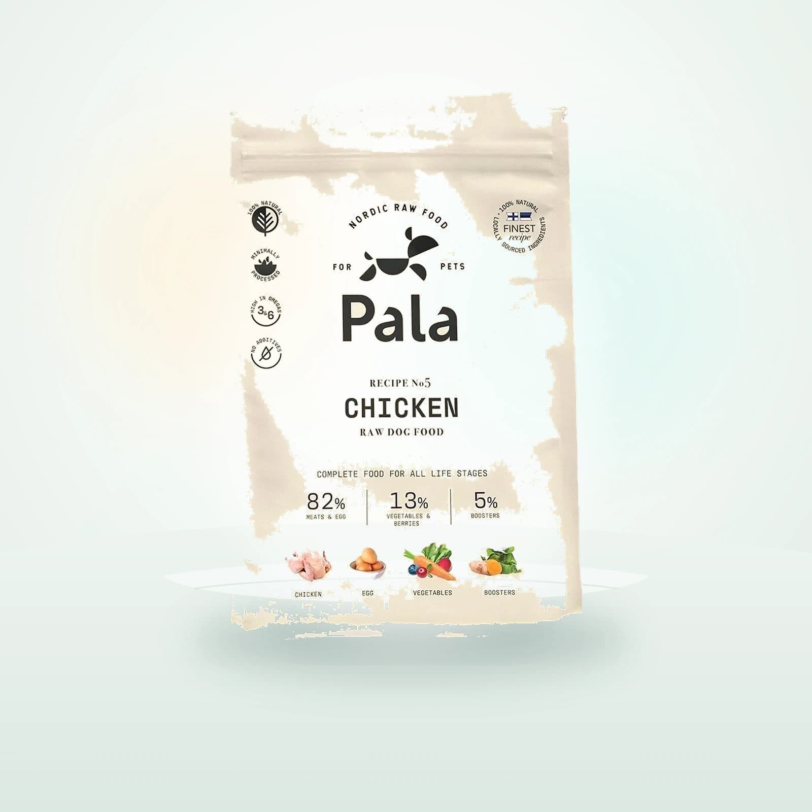 Pala #5 Chicken Lufttorkad Spannmålsfri Hundmat