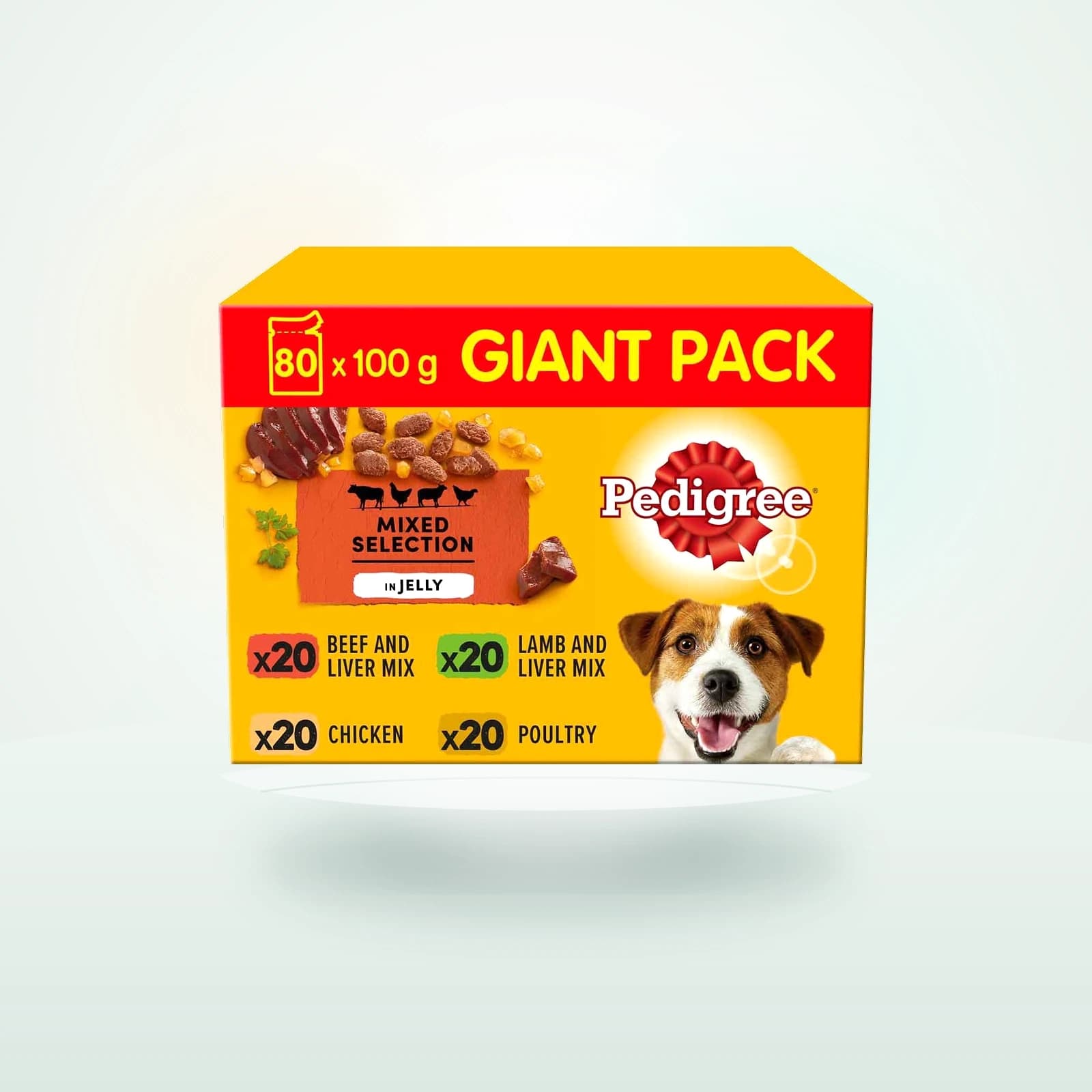 Pedigree Adult Wet Dog Food in Jelly - Pouches