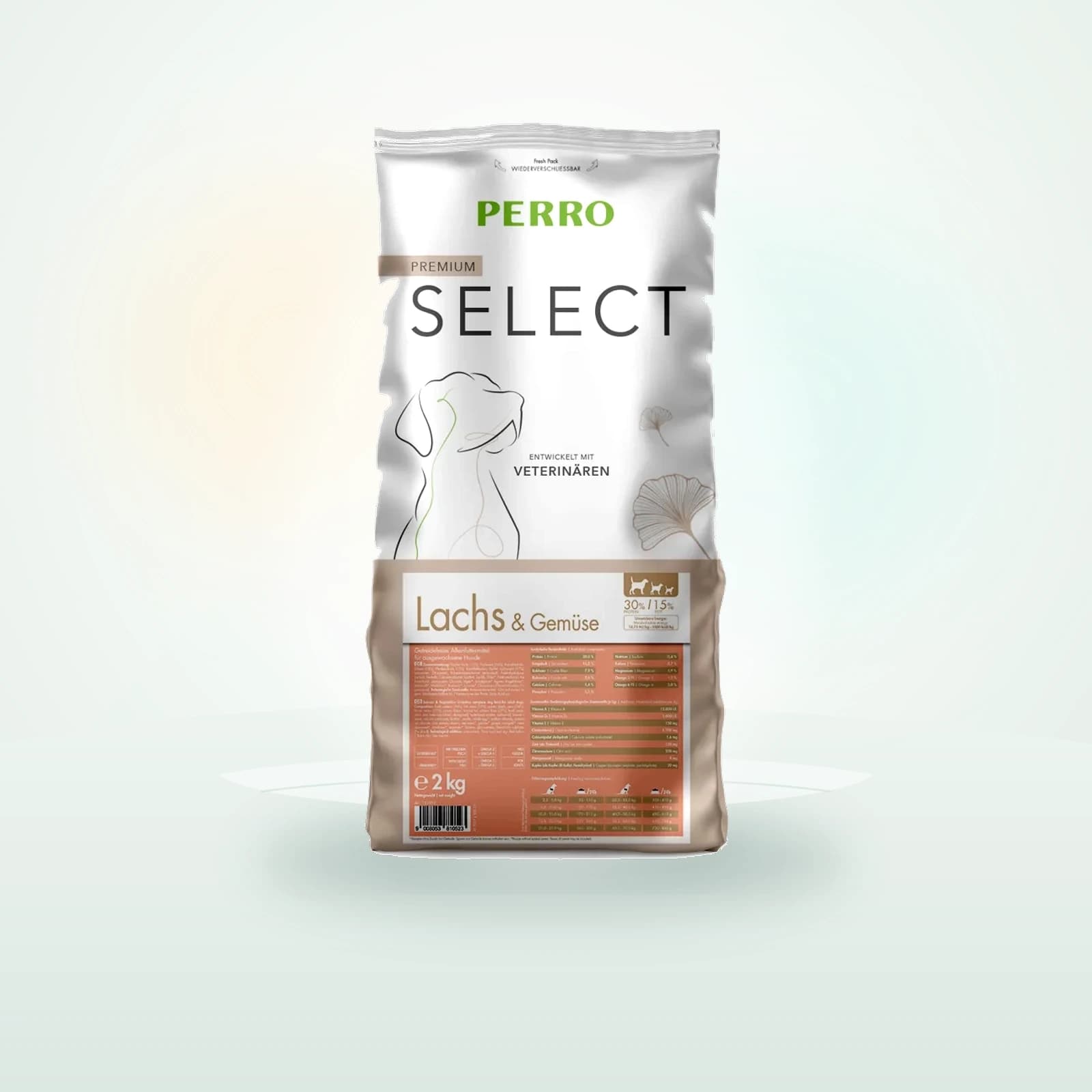 PERRO Select Grainfree Lachs & Gemüse - Trockenfutter