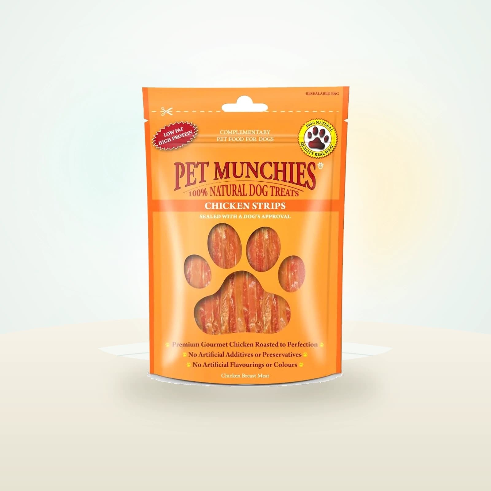 Pet Munchies Chicken Strips Natural Dog Treats