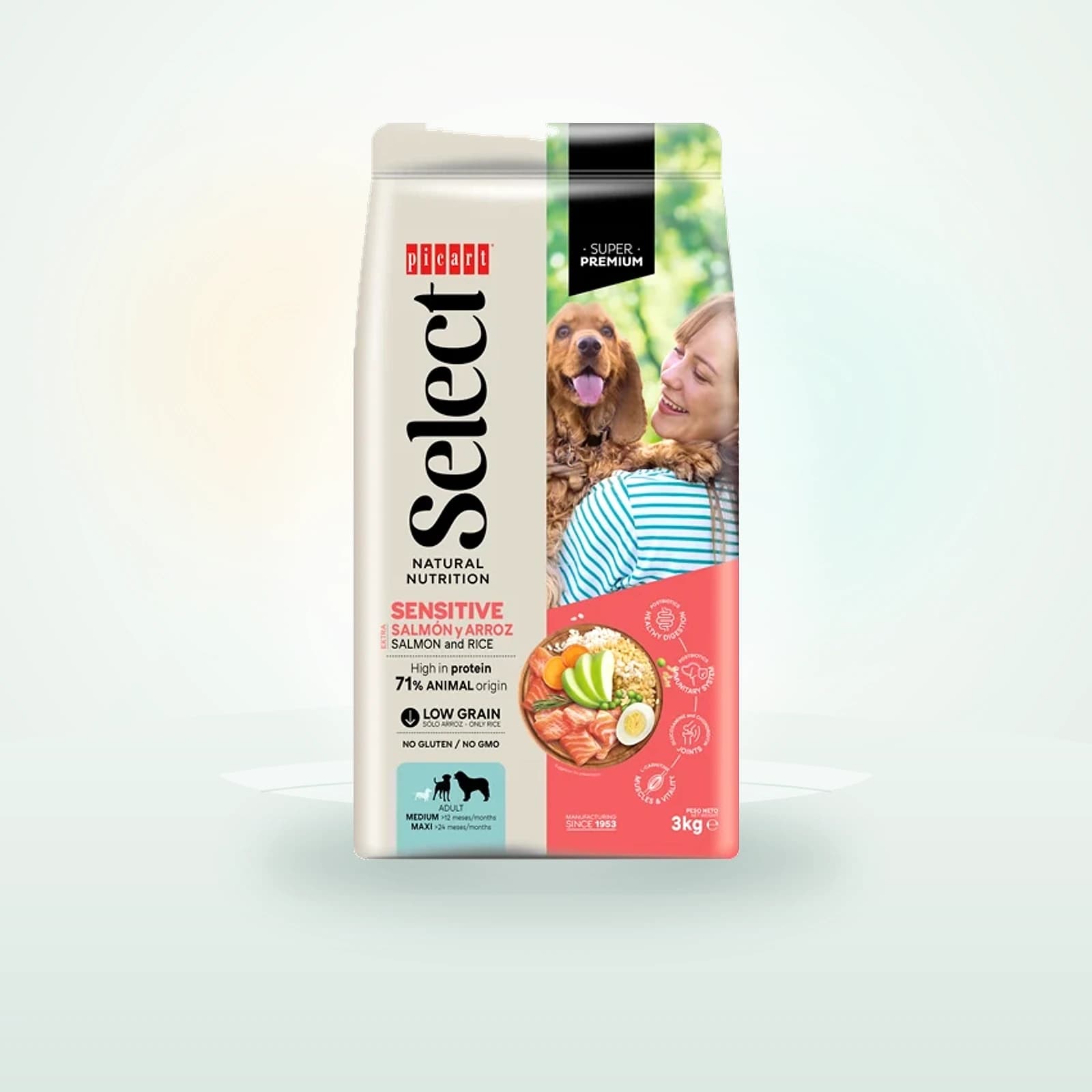 Picart Select ADULT SENSITIVE with Extra Salmon and Rice