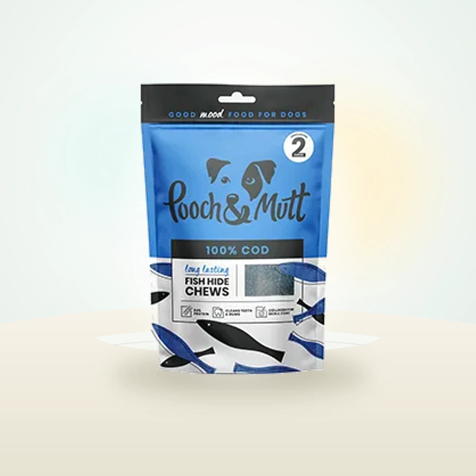 Pooch & Mutt 100% Cod Fish Hide Chews Dog Treats