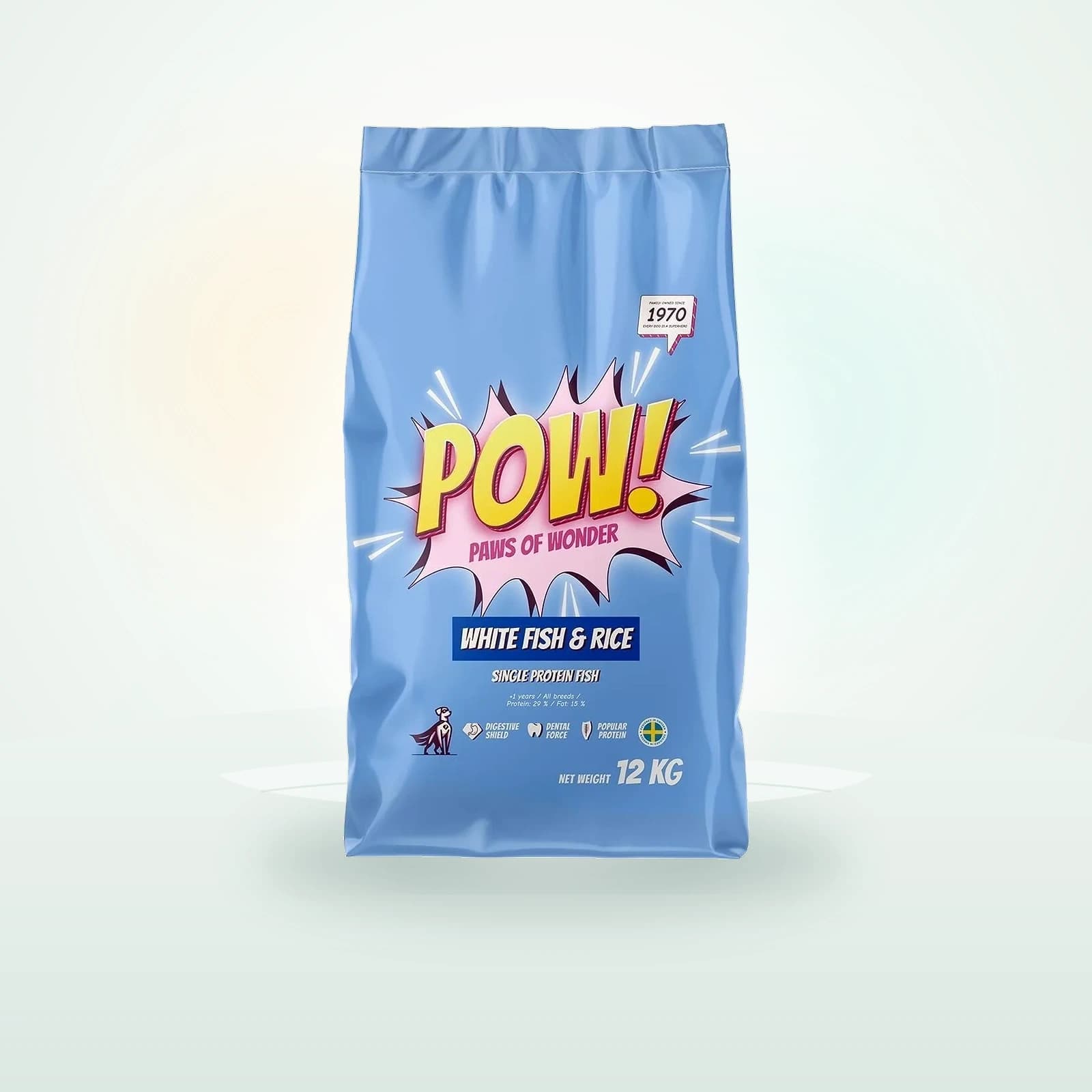 POW! Dog Adult White Fish & Rice
