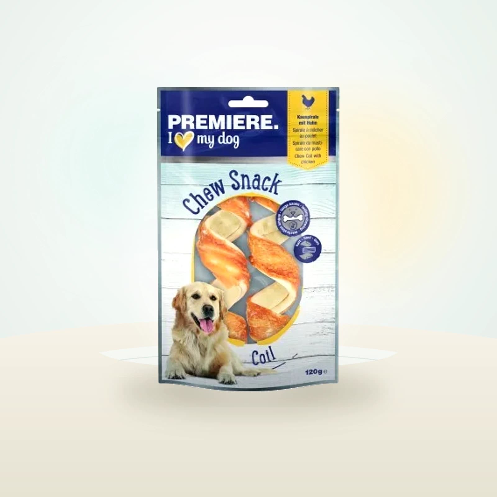 PREMIERE Chew it Kau-Spirale mit Hühnerbrust