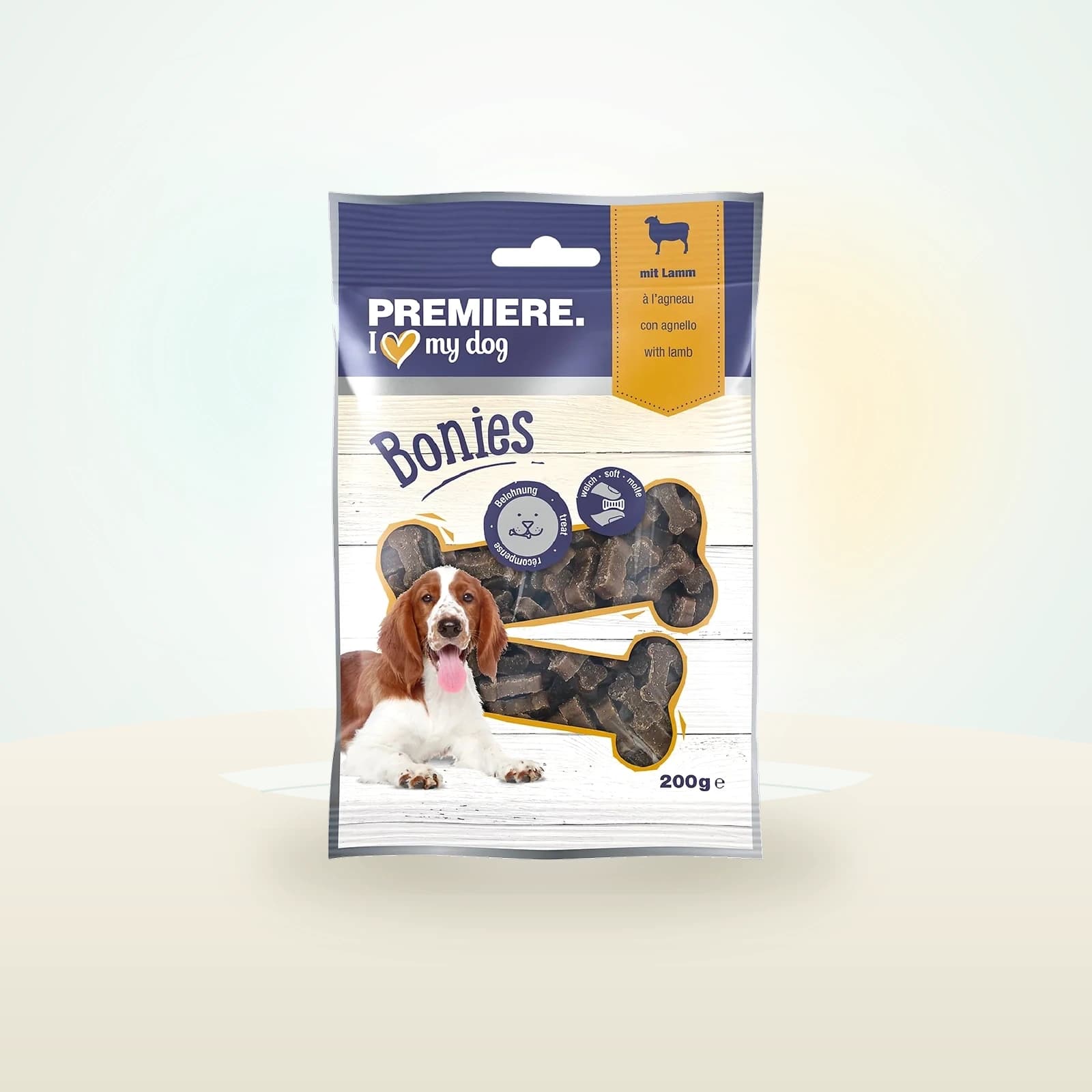 PREMIERE Hund Snack Bonies Lamm