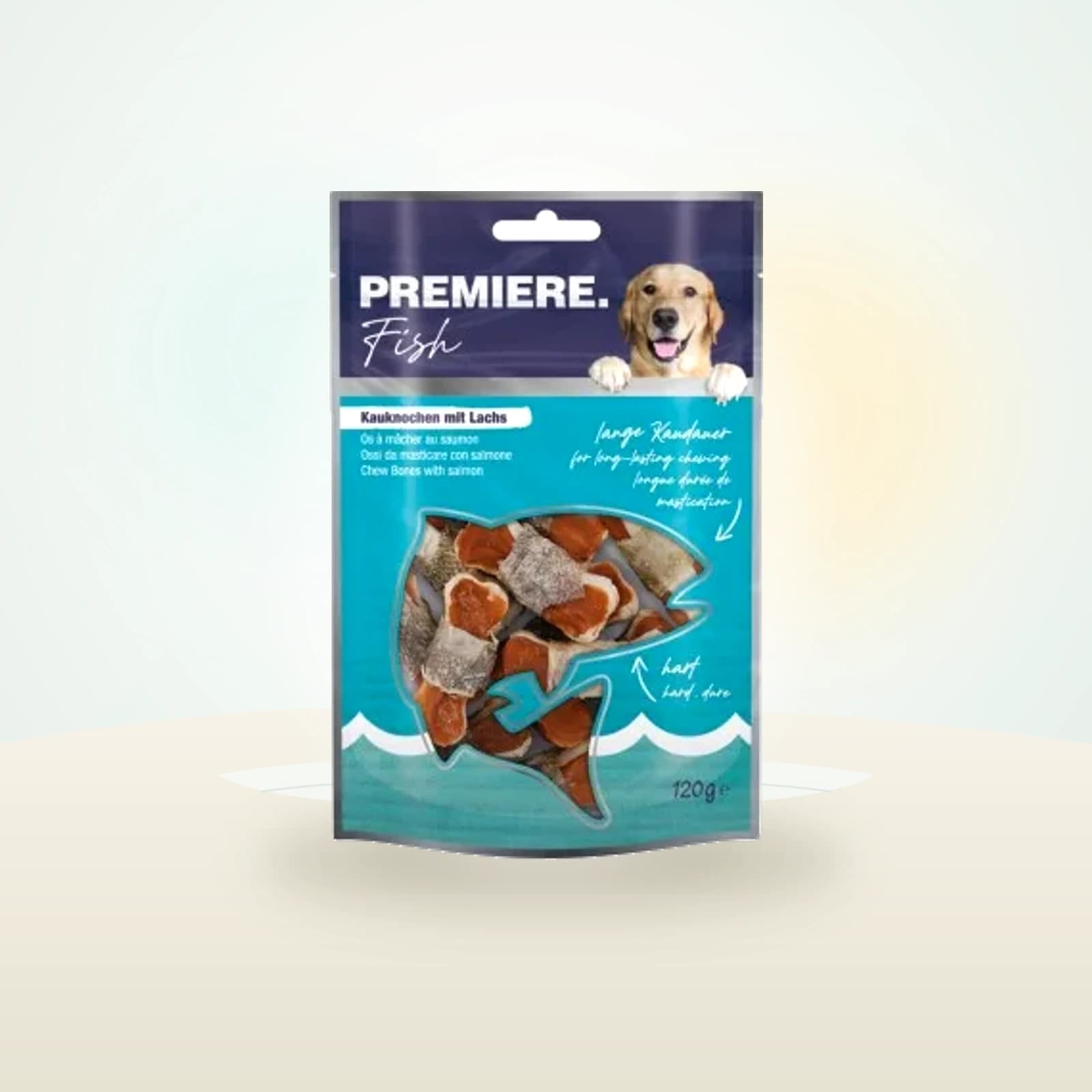 PREMIERE Os à mâcher au saumon