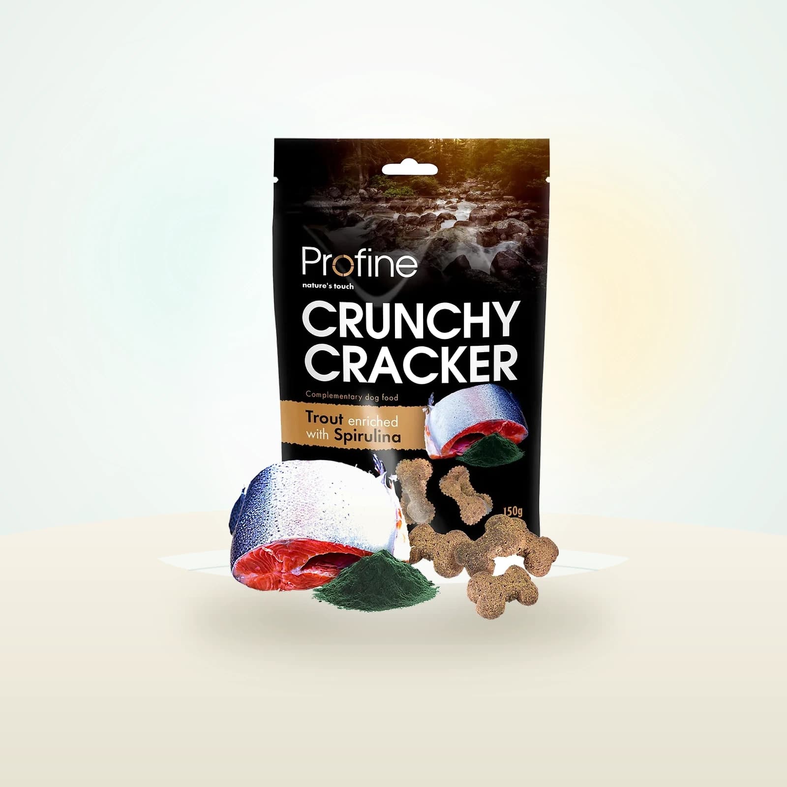 Profine Crunchy Crackers - Trout with Spirulina