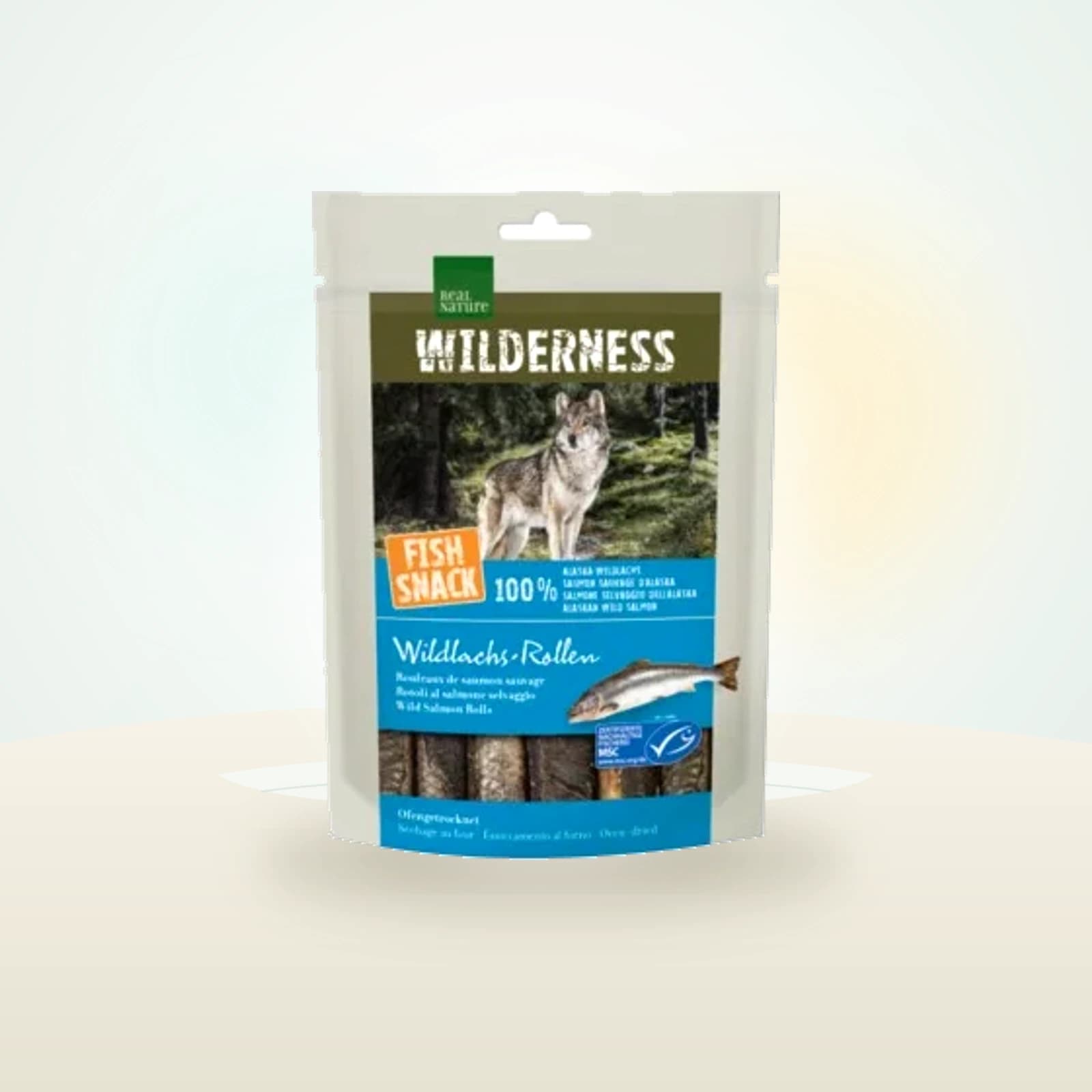 Real Nature WILDERNESS Fish Snack Wildlachs-Rollen