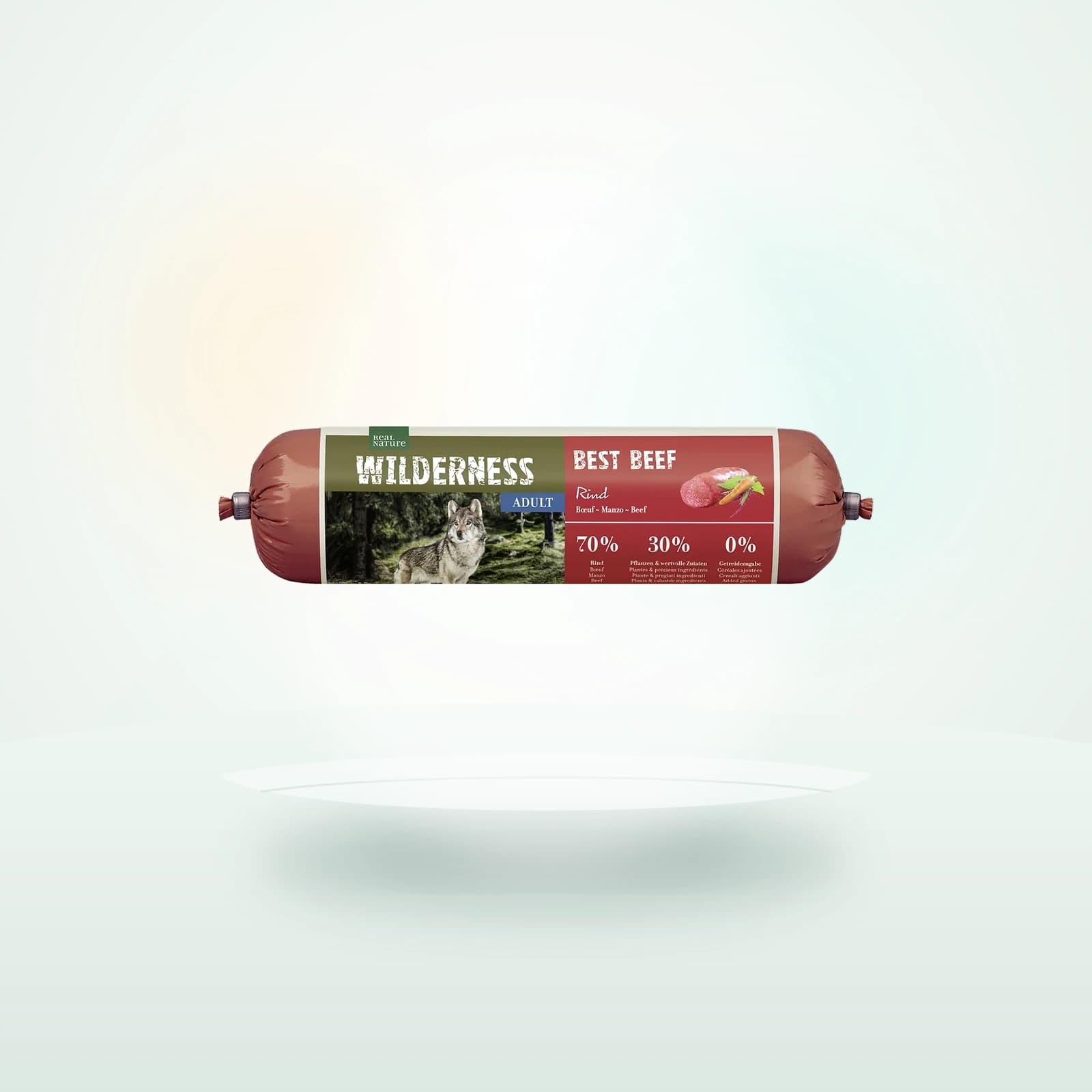 Real Nature WILDERNESS Nassfutter Hund, Adult, Rind