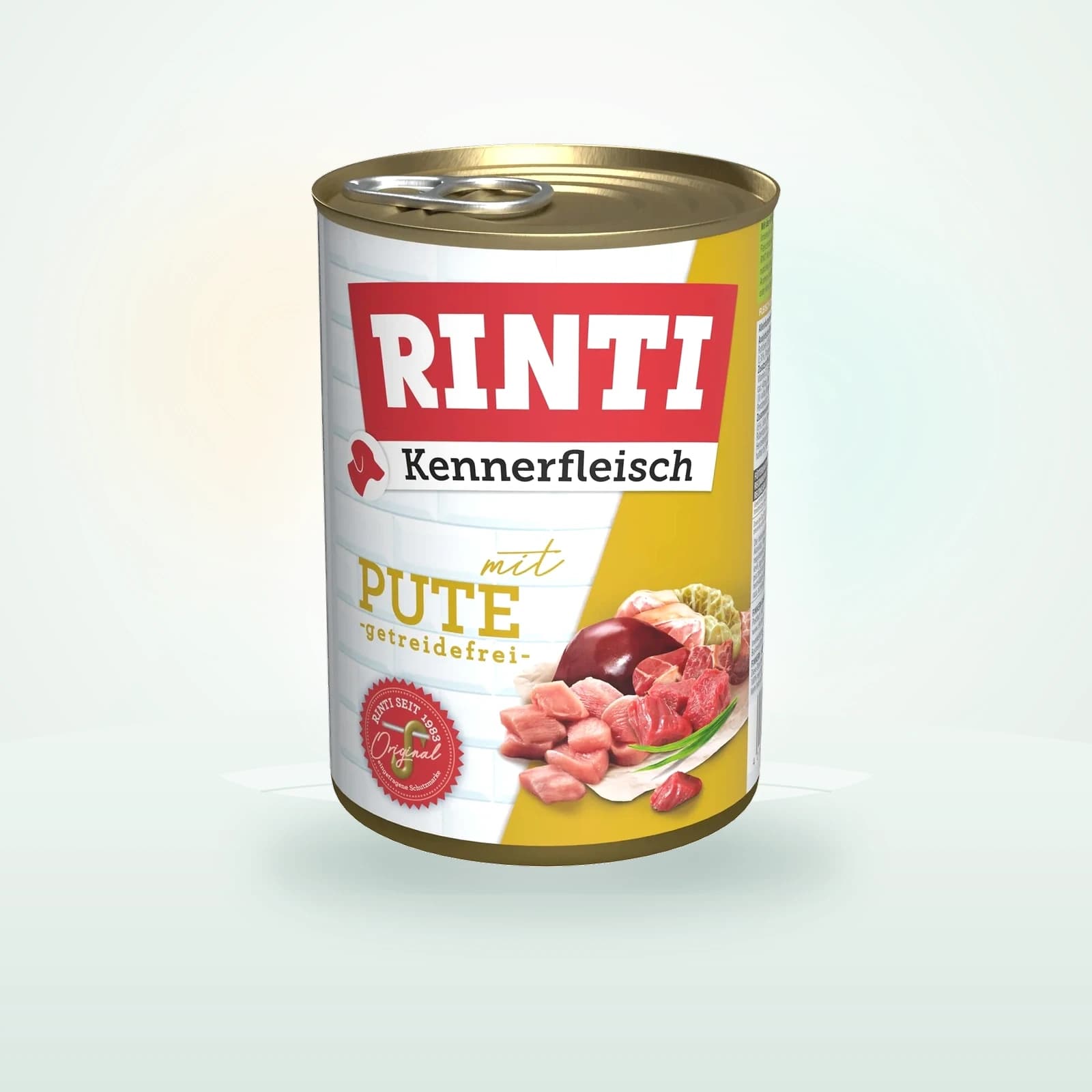 Rinti Kennerfleisch Nassfutter Hund, Adult, Dose, Pute