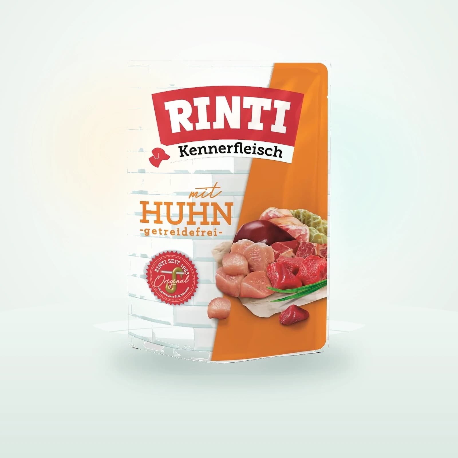 Rinti Kennerfleisch Nassfutter Hund, Adult, Pouch Huhn