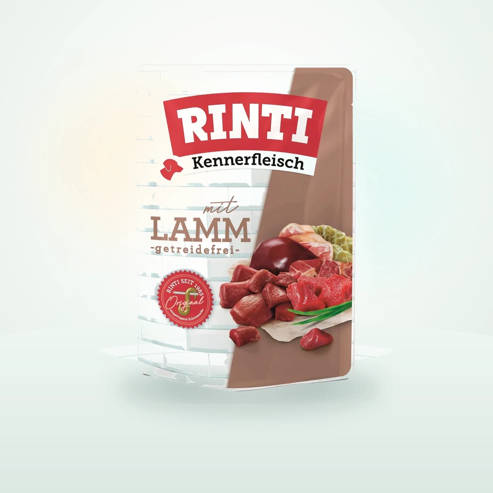 Rinti Kennerfleisch Nassfutter Hund, Adult, Pouch Lamm