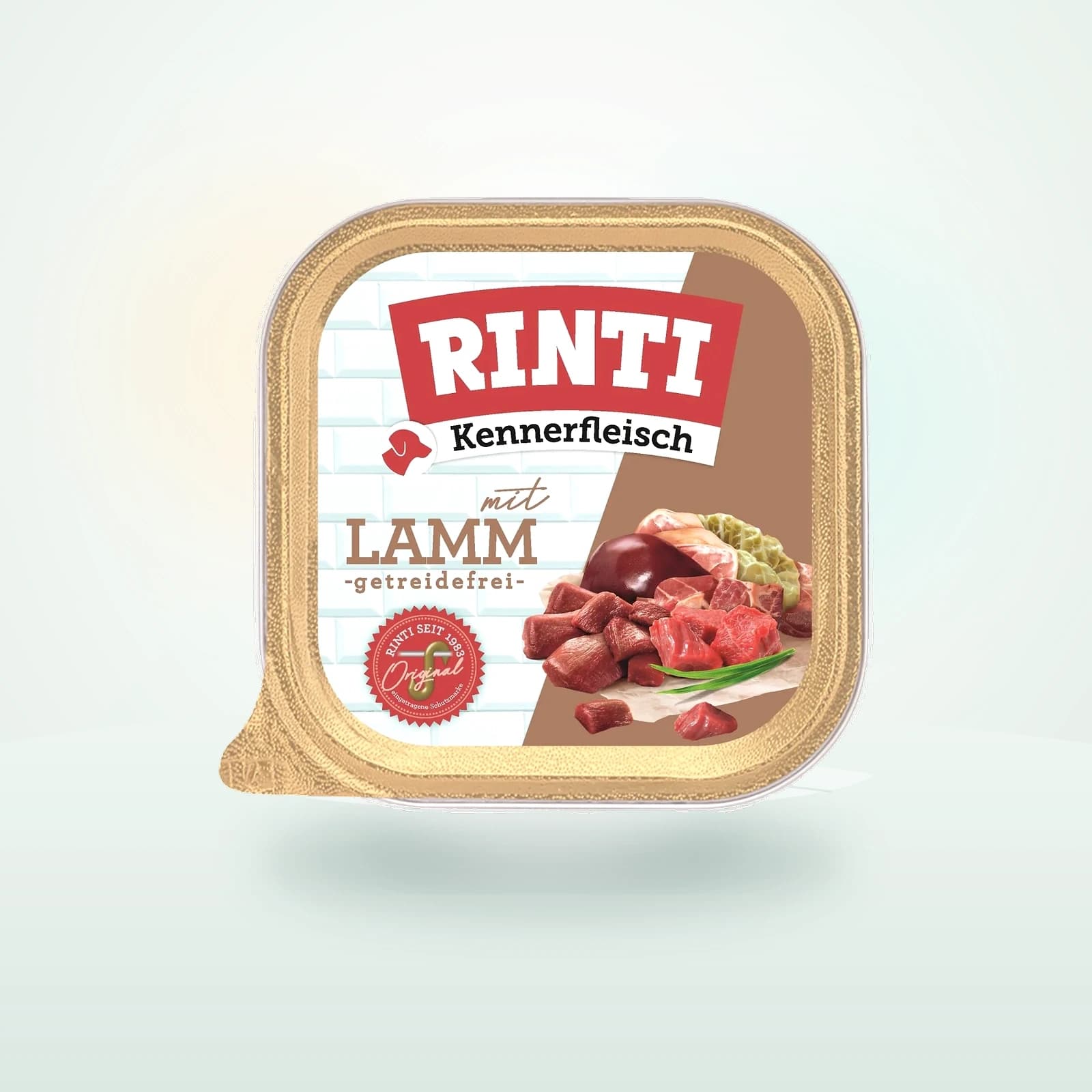 Rinti Kennerfleisch Nassfutter Hund, Adult, Schale Lamm