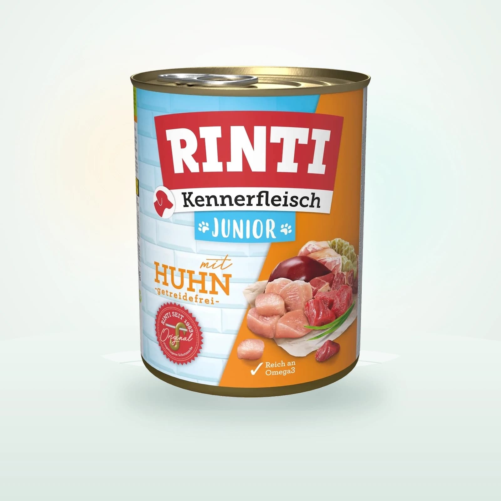 Rinti Kennerfleisch Nassfutter Hund, Junior, Dose Huhn