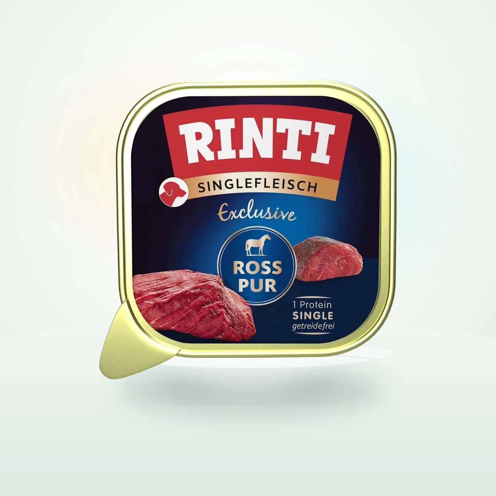 Rinti Singlefleisch Exclusive Nassfutter Hund, Adult Ross