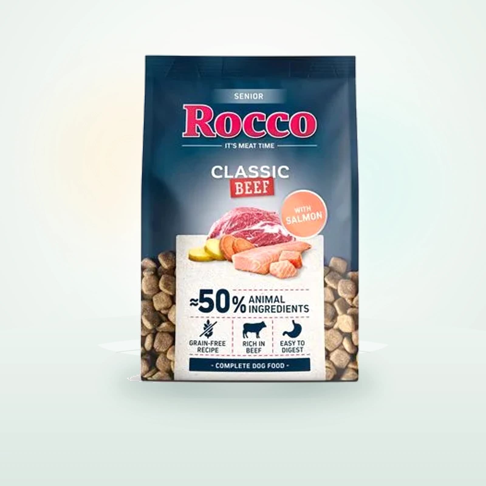 Rocco Senior Classic Carne de vaca com salmão
