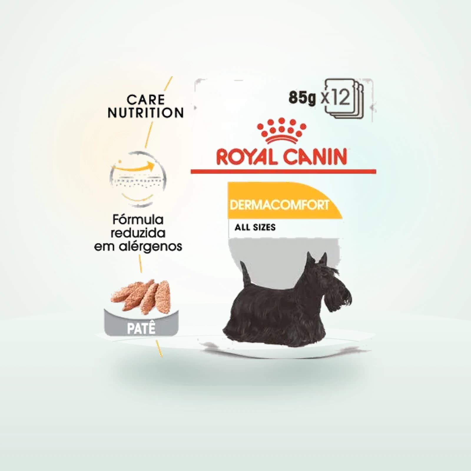 Royal Canin Dermacomfort mousse comida húmida para cães