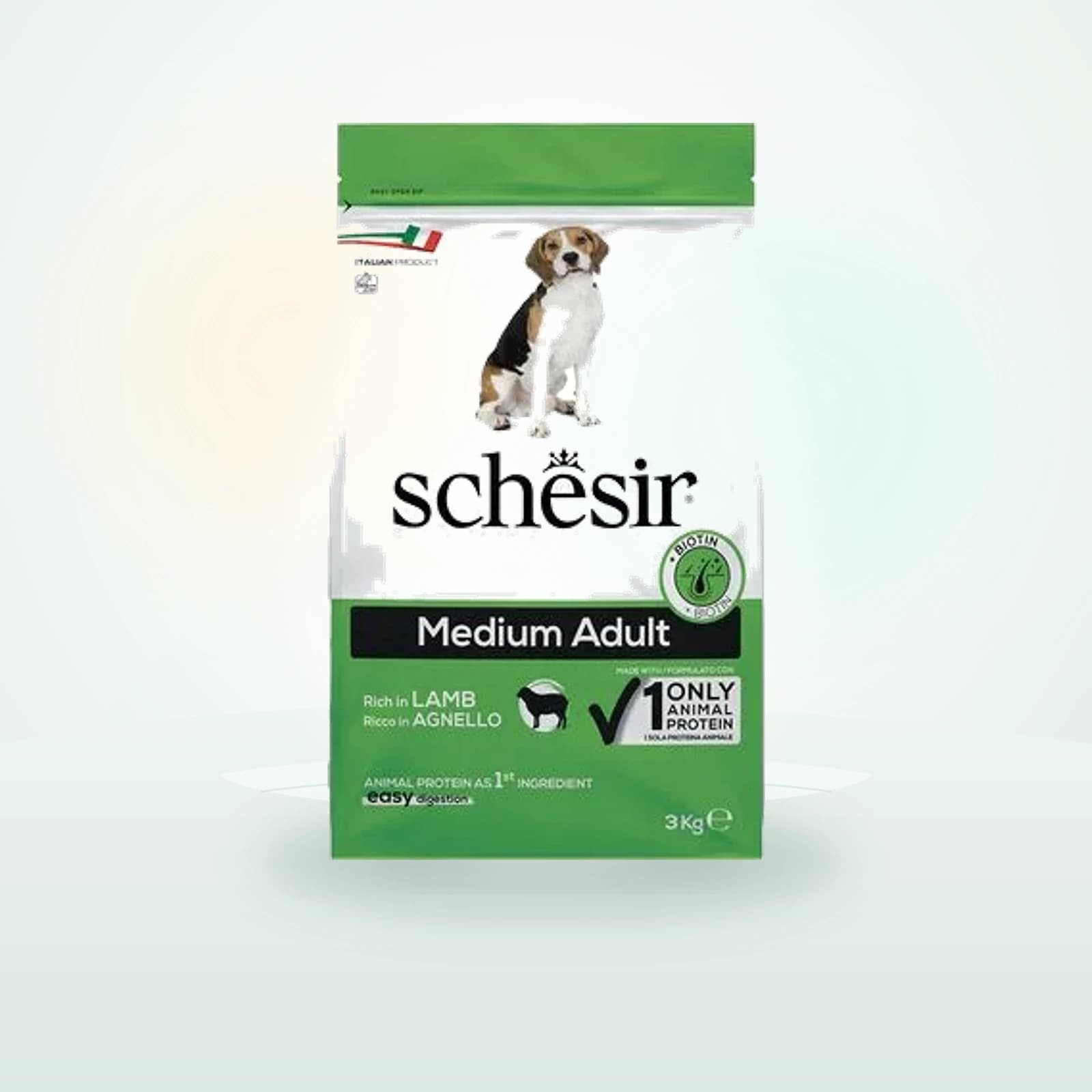 Schesir Dog Medium Adult met Lam