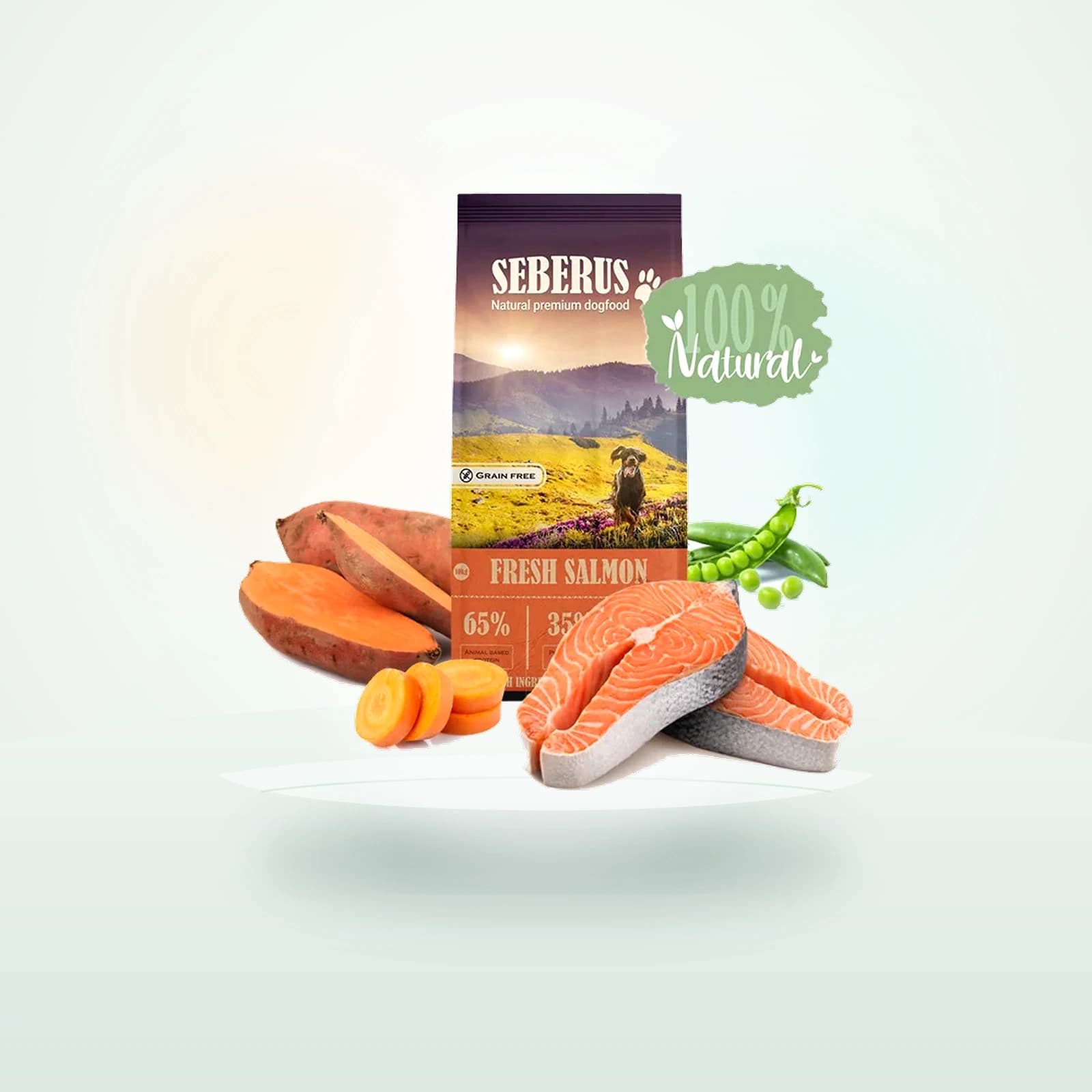 Seberus Fresh Salmon - nourriture naturelle sans céréales