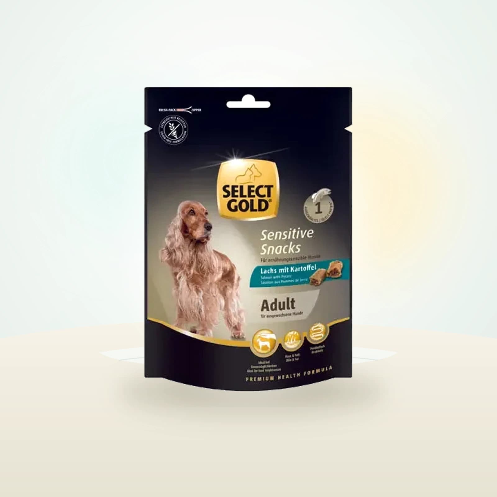 SELECT GOLD Adult Sensitive Snacks laks & kartofler