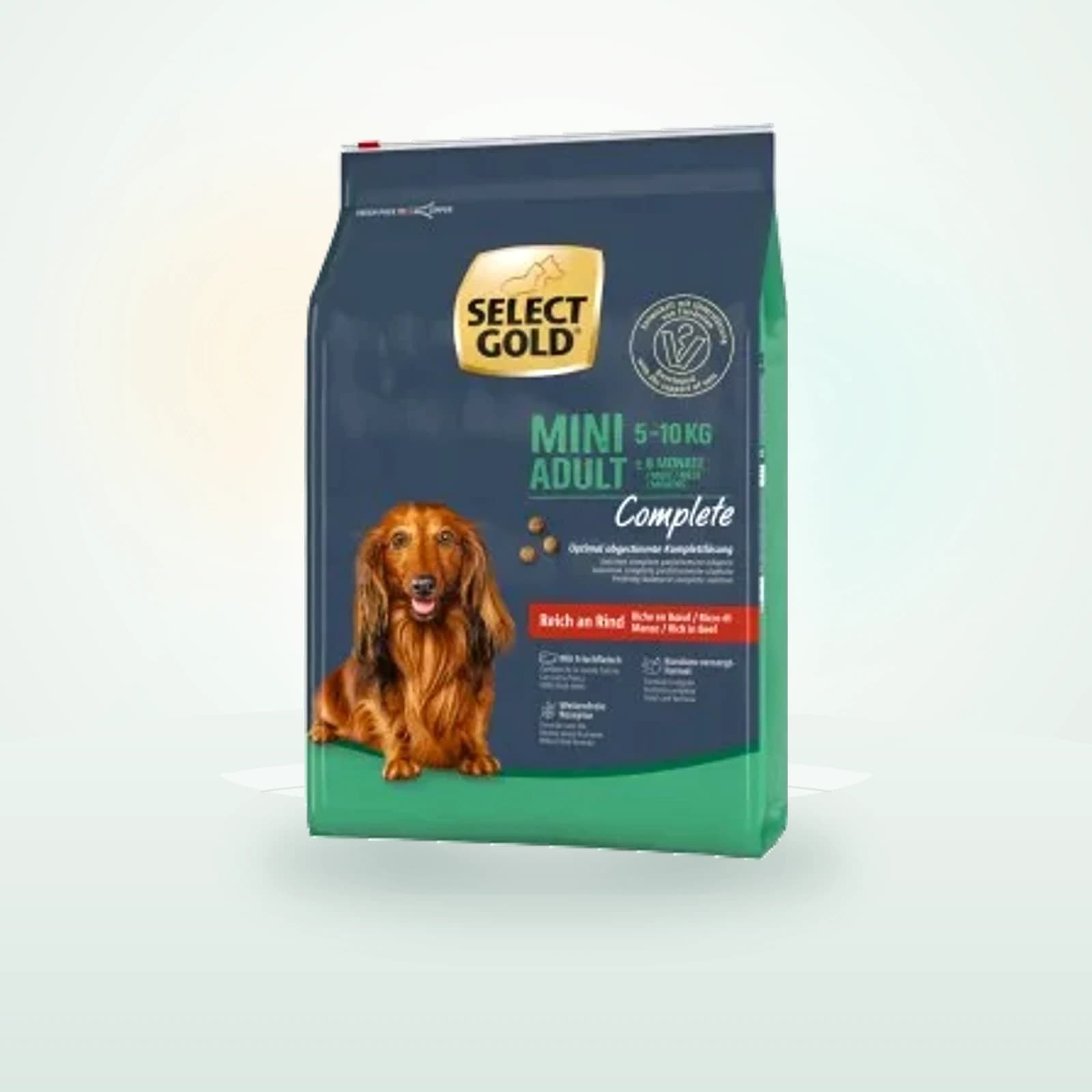 select gold Complete Adult Mini Dry Dog Food Beef