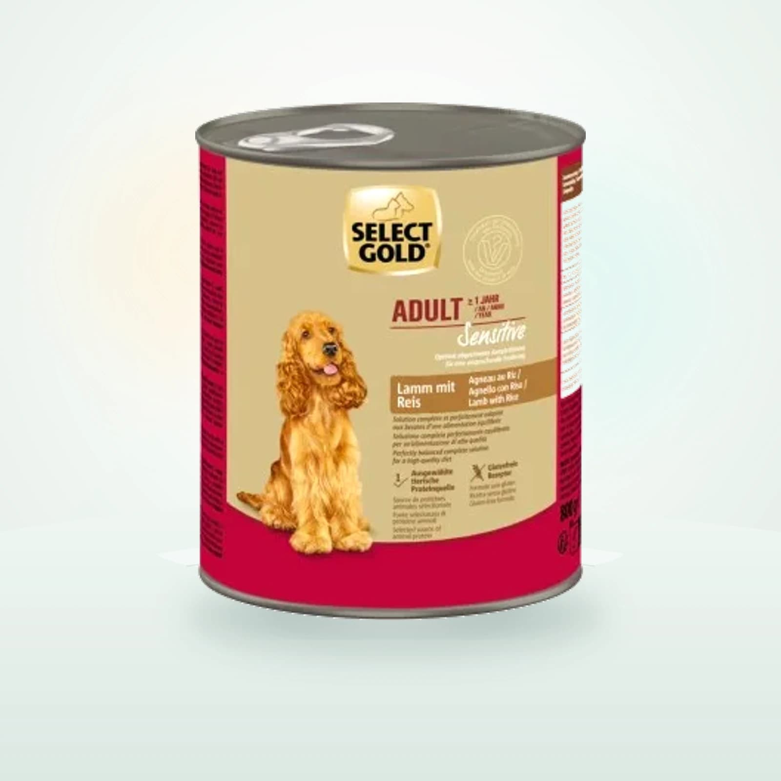 select gold Sensitive Wet Food Adult Lamb with rice