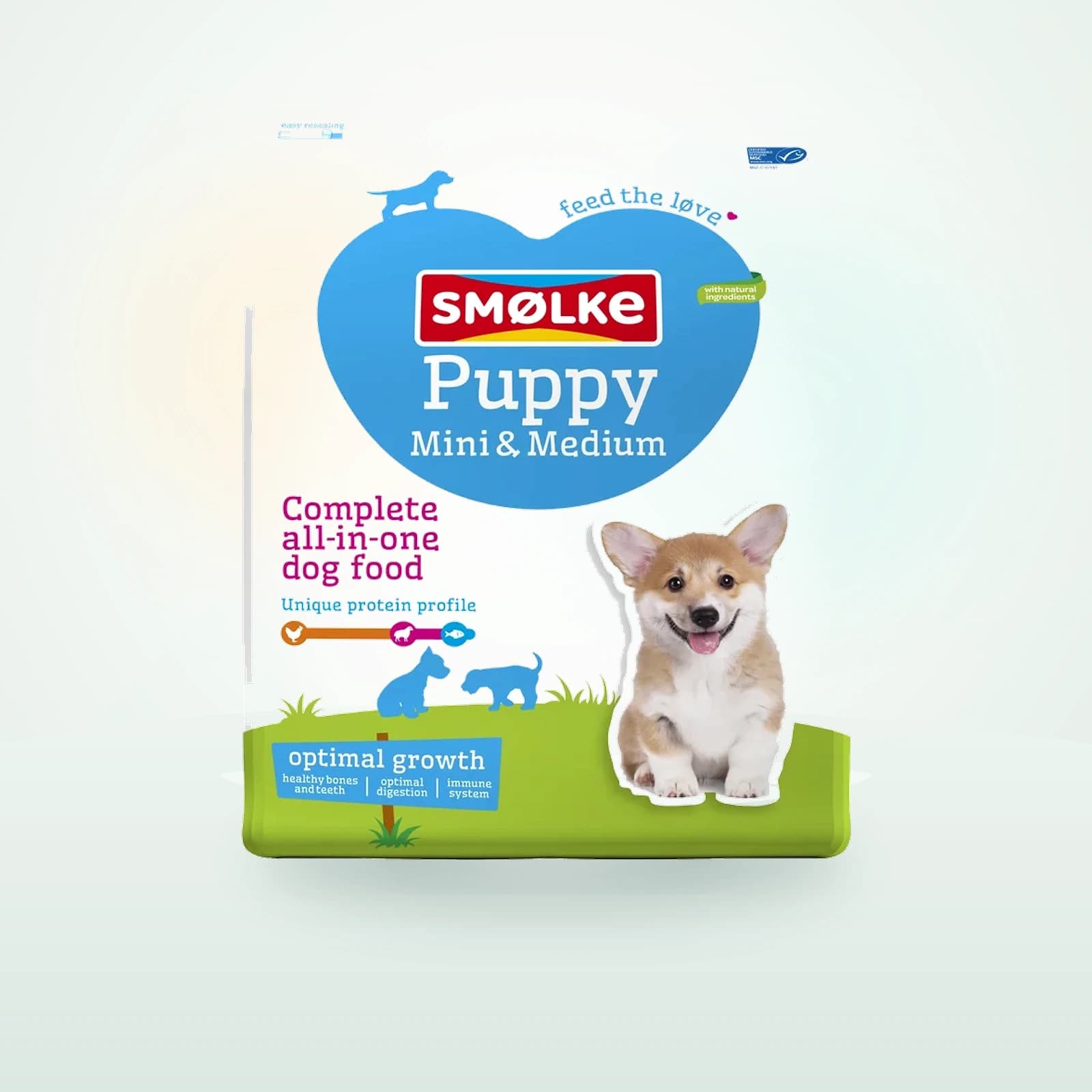Smølke Puppy Mini/Medium Hundefutter