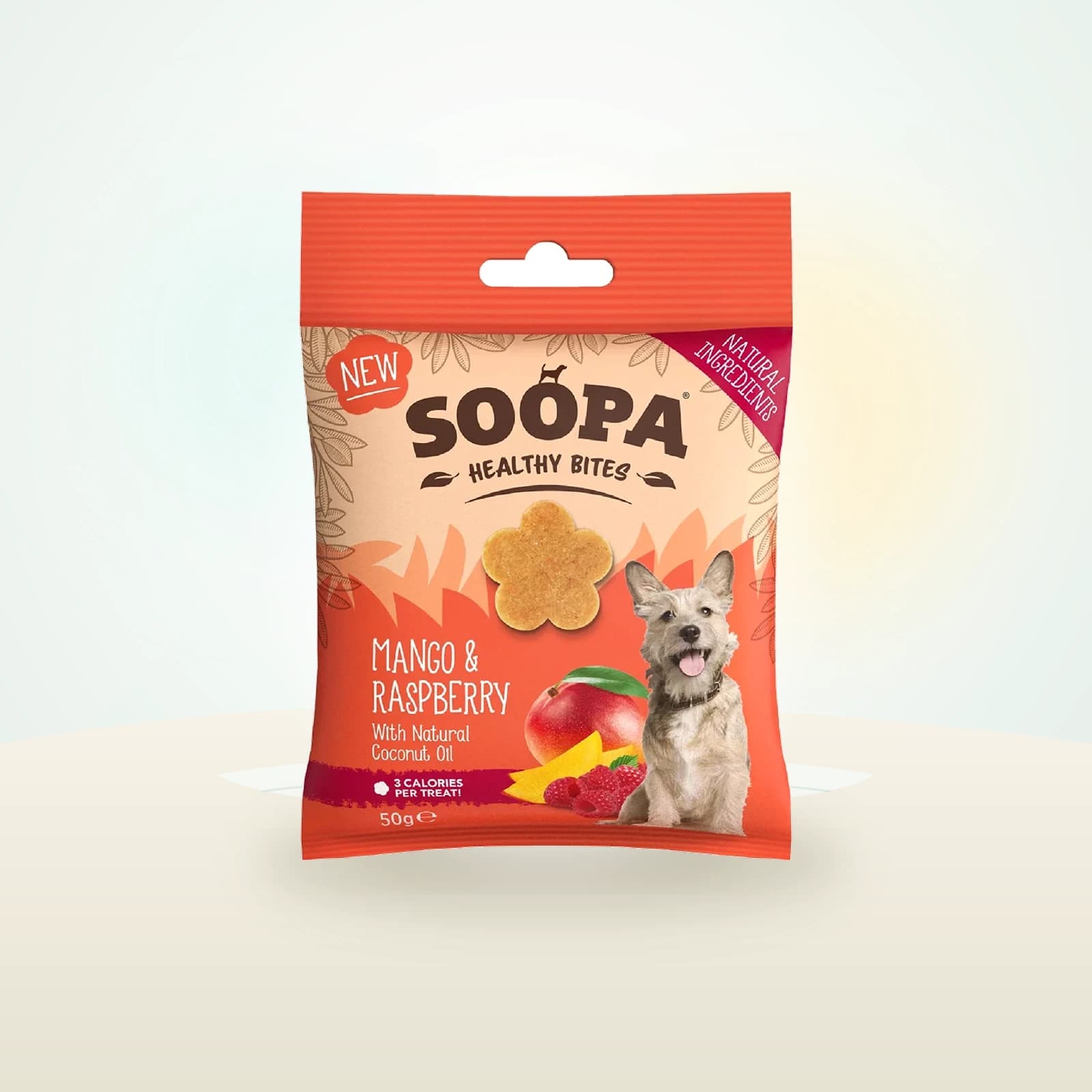 Soopa Mango & Raspberry Healthy Bites Dog Treats