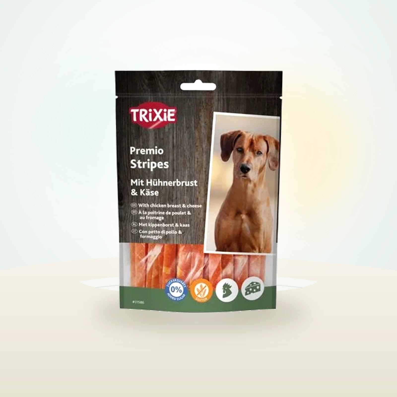 TRIXIE PREMIO strips med kyckling och ost