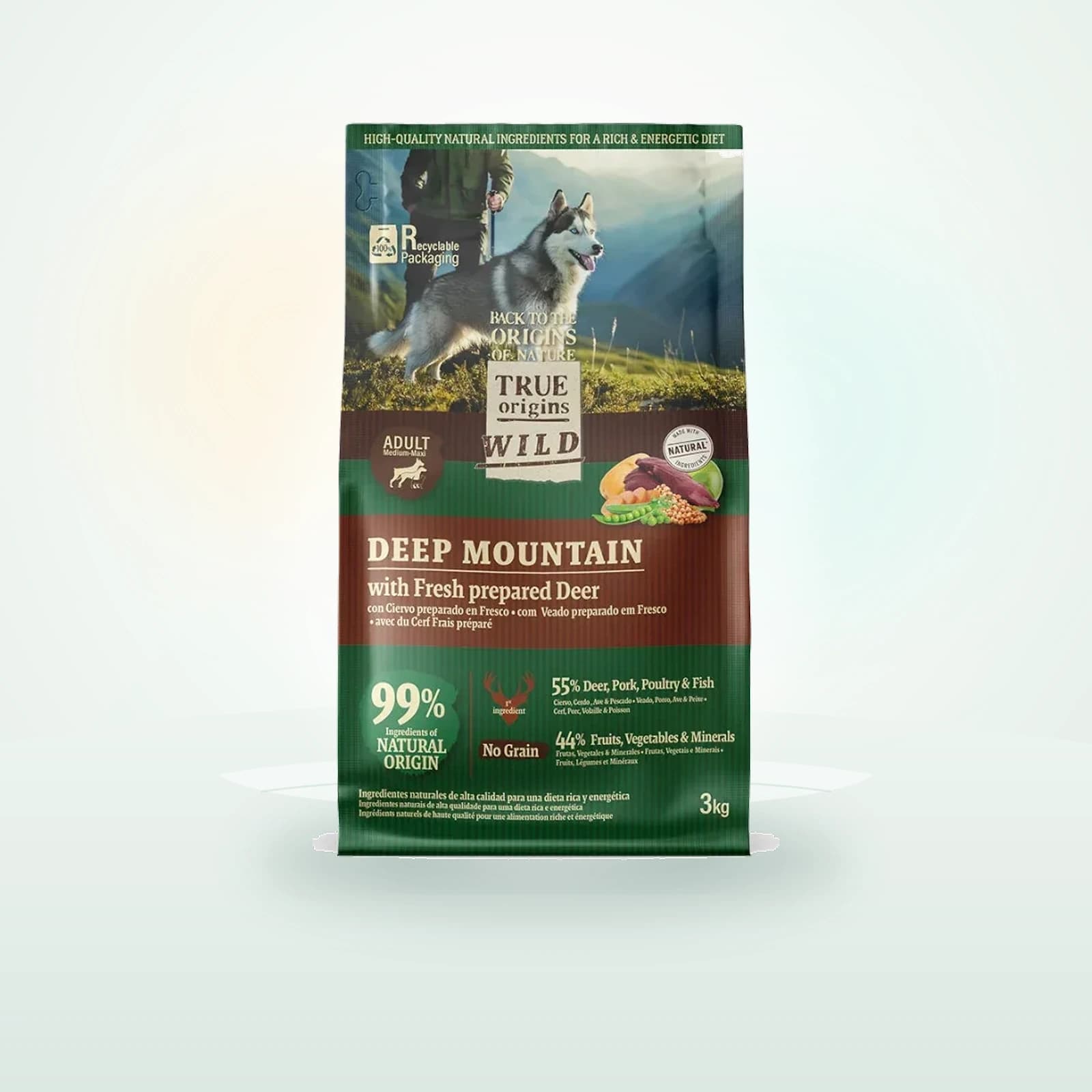 True Origins Wild Deep Mountain Ciervo Pienso