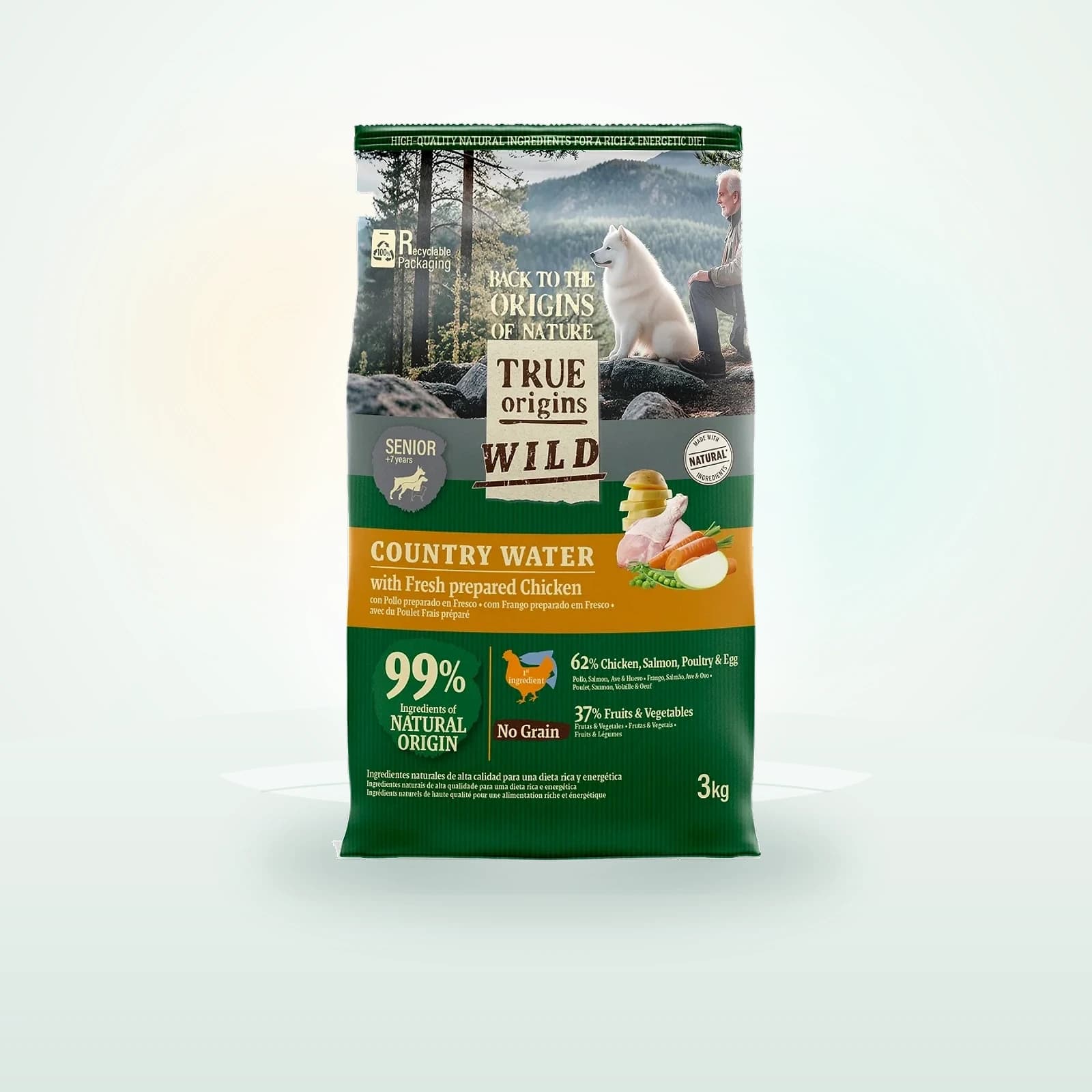 True Origins Wild Senior Country Water Pollo