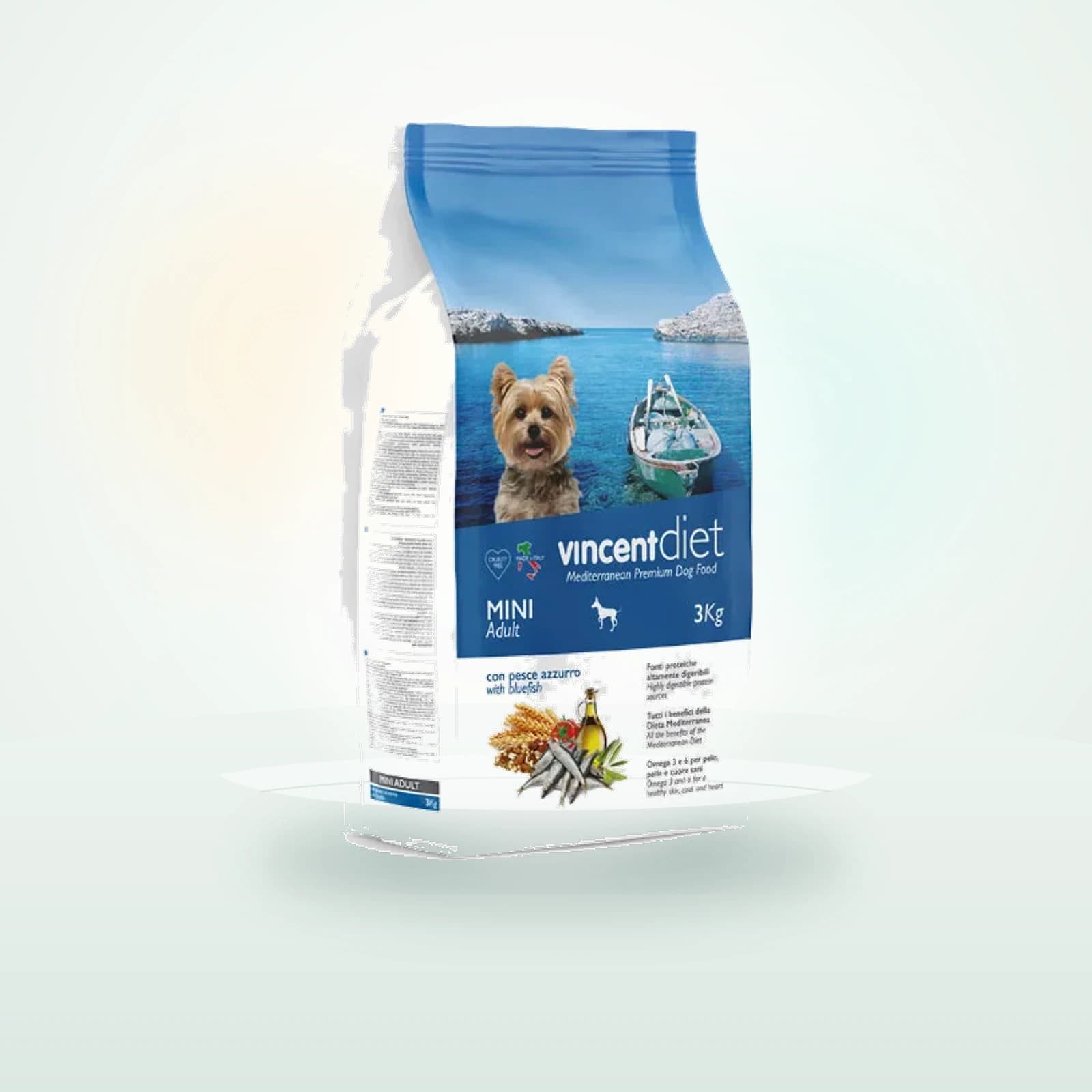 Vincent Diet Mini Adult Pesce Azzurro