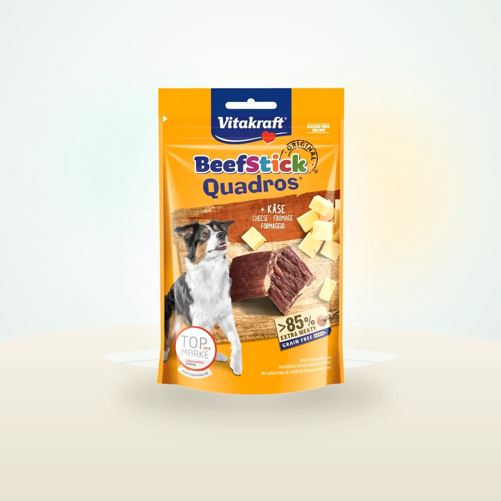 Vitakraft BeefStick Quadros Bocaditos Queso