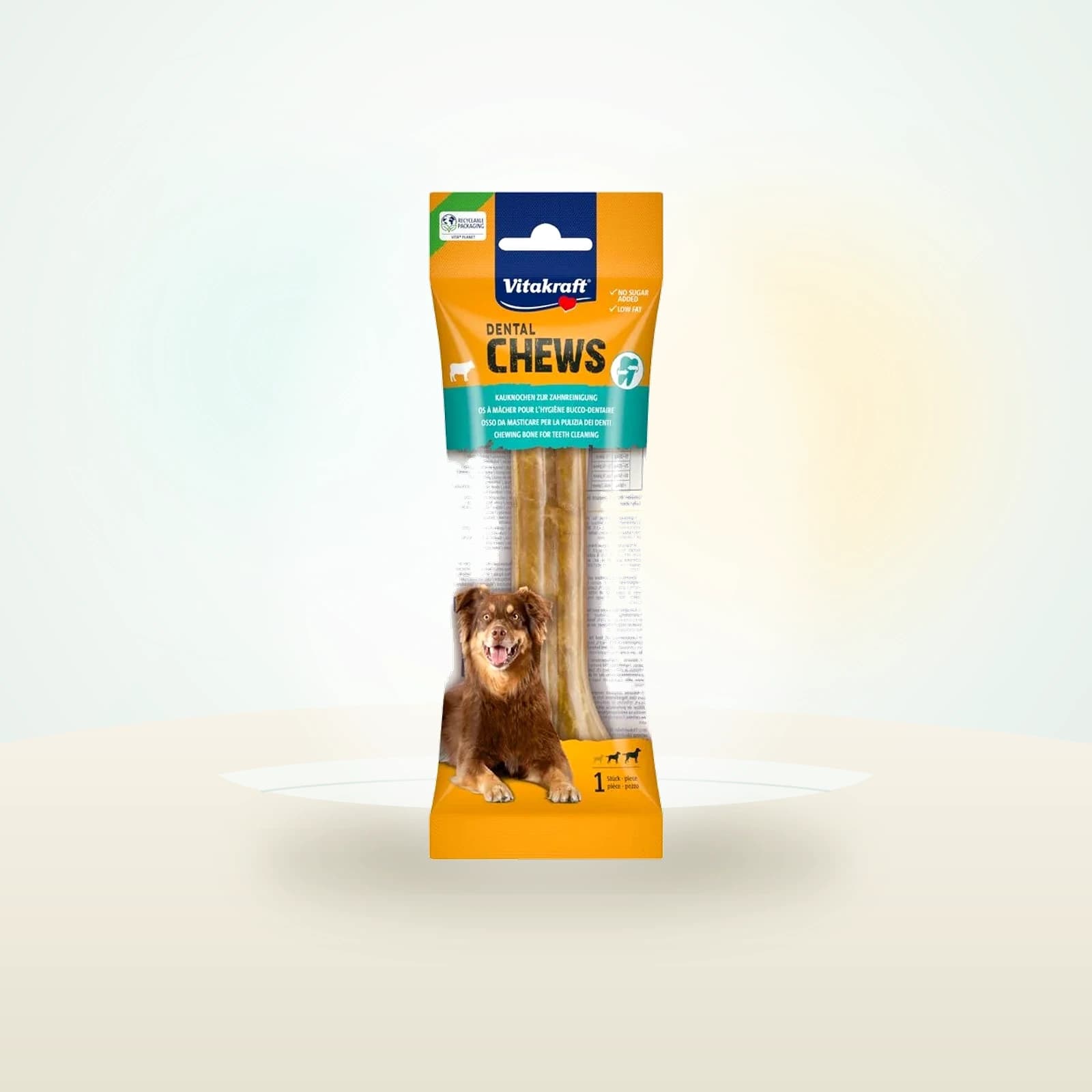 Vitakraft Dental Chews žvýkací kost hovězí M