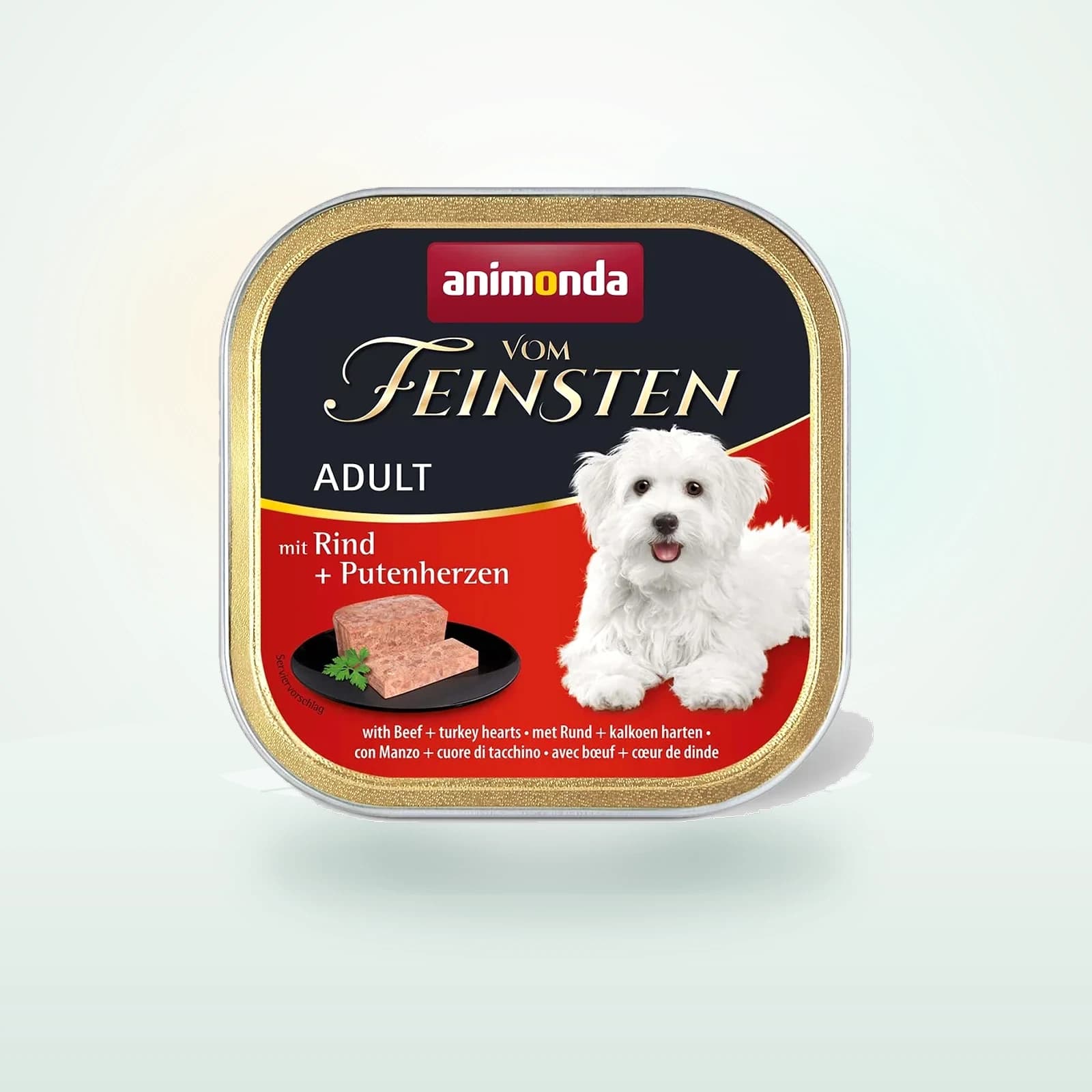VOM FEINSTEN Adult mit Rind + Putenherzen