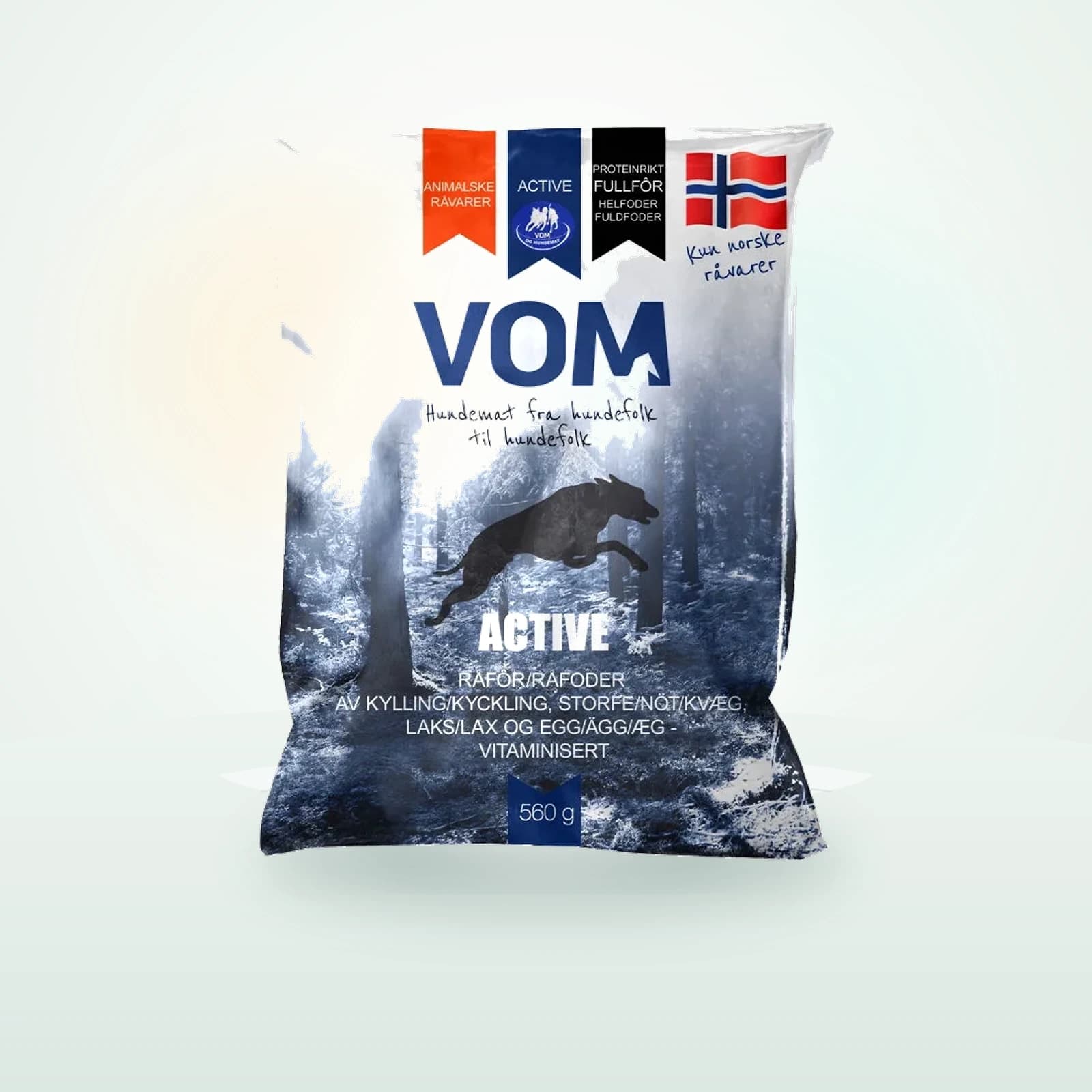 Vom og Hundemat Active Proteinrikt Helfoder Köttbullar