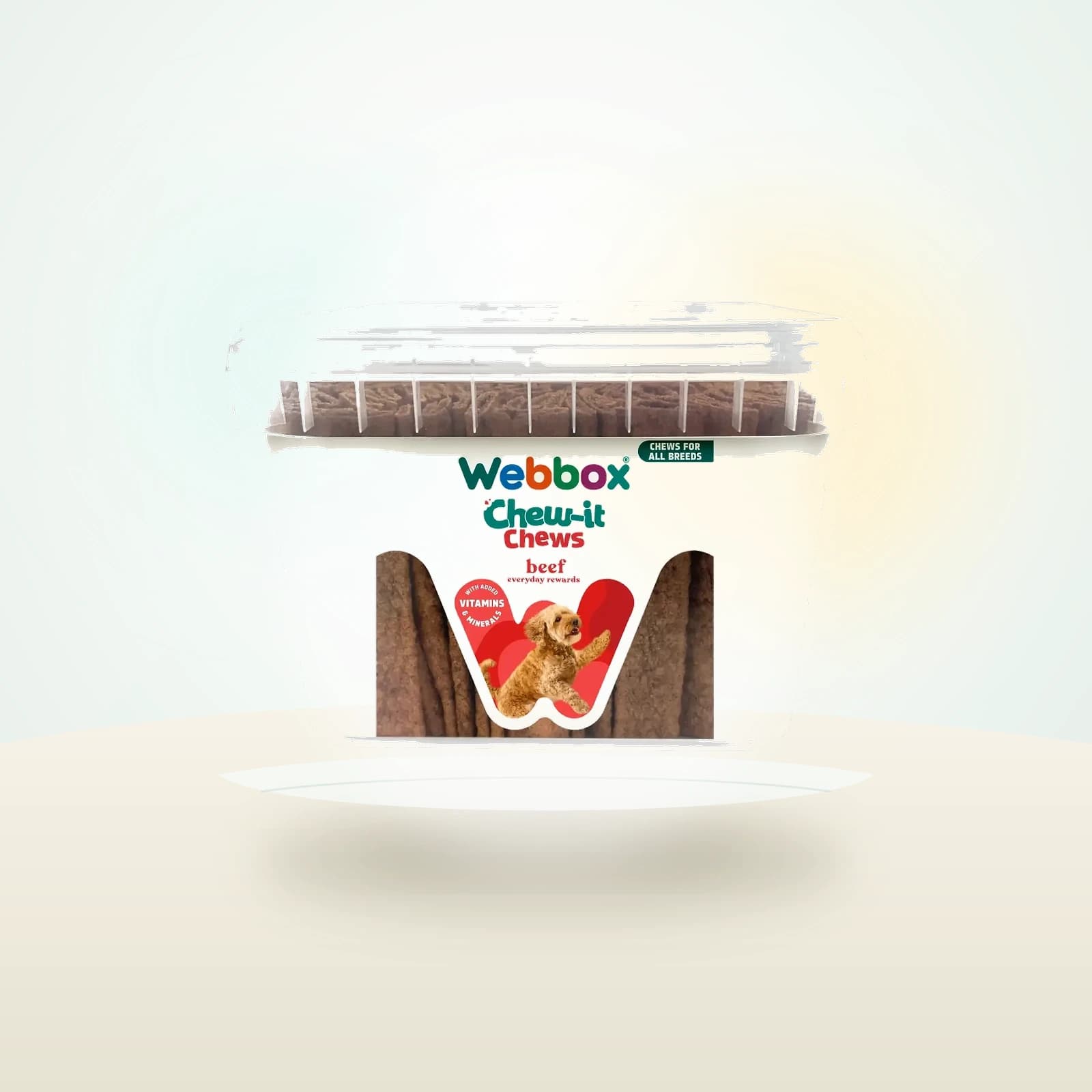 Webbox Chew-it Chews Beef Dog Treats Tub
