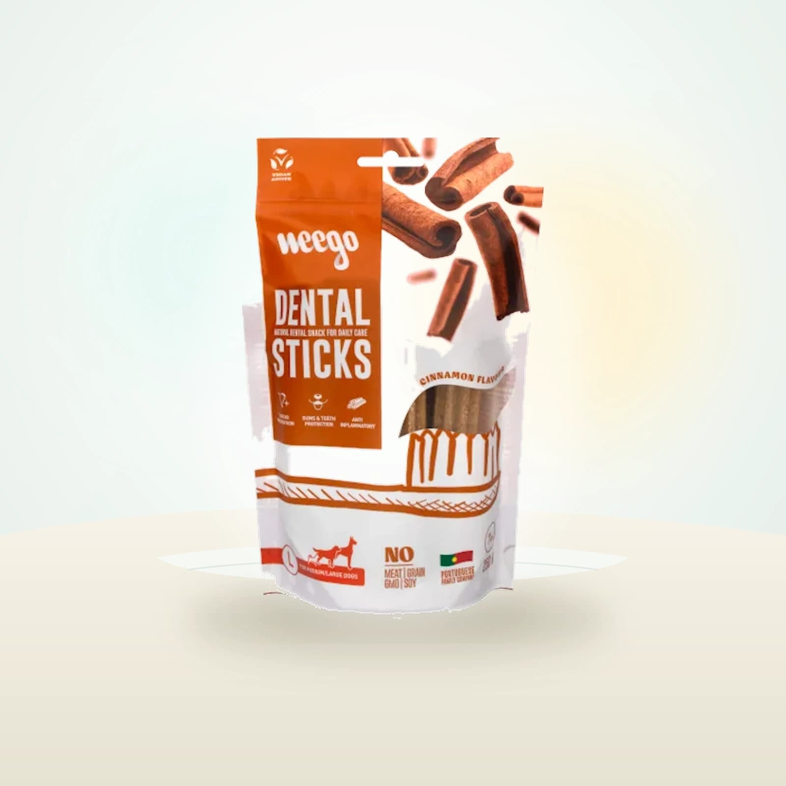 Weego Snacks Dentales Large Canela